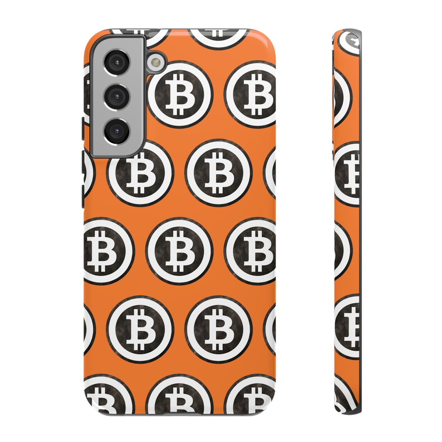 Phone Tough Case - B Logo Orange Background