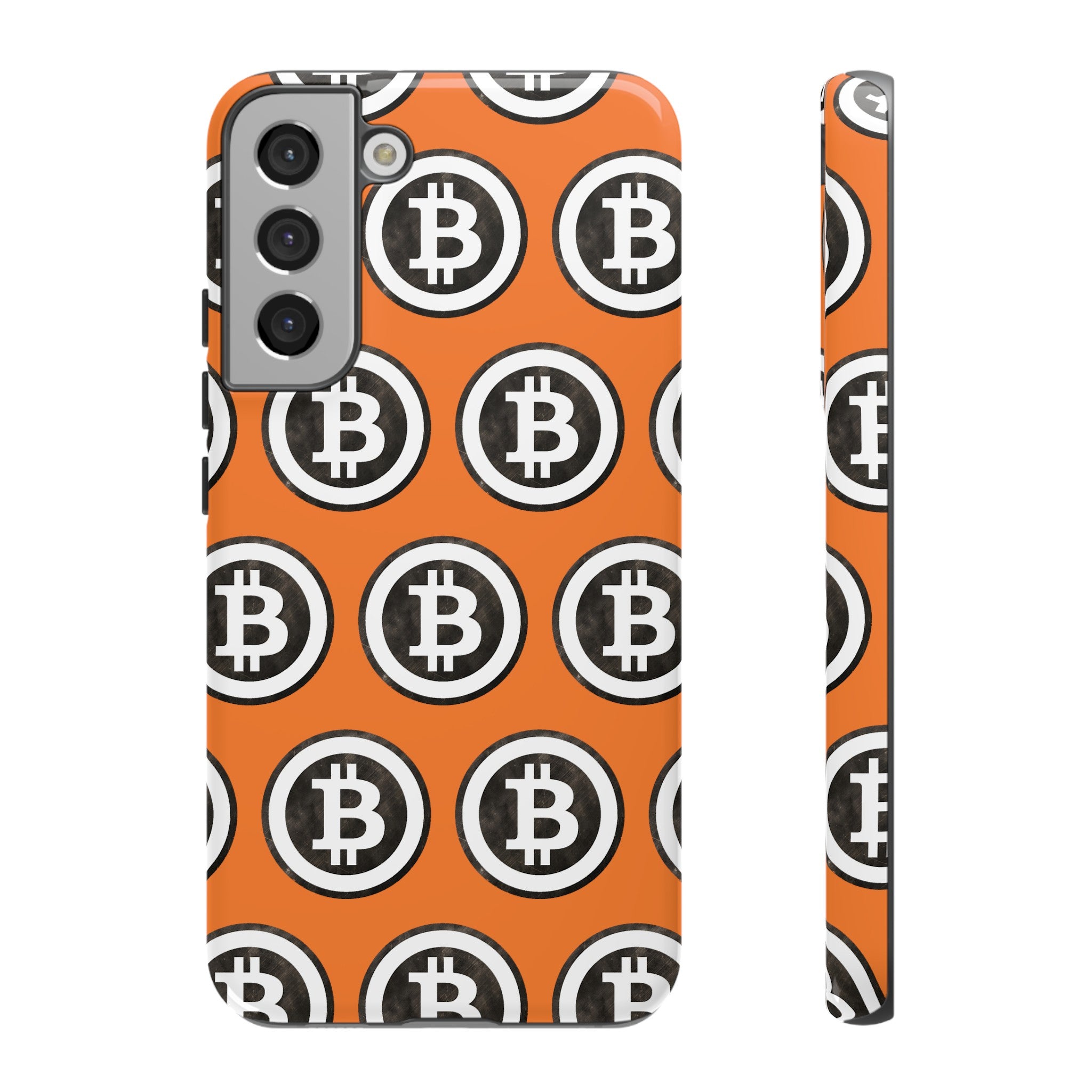 Phone Tough Case - B Logo Orange Background