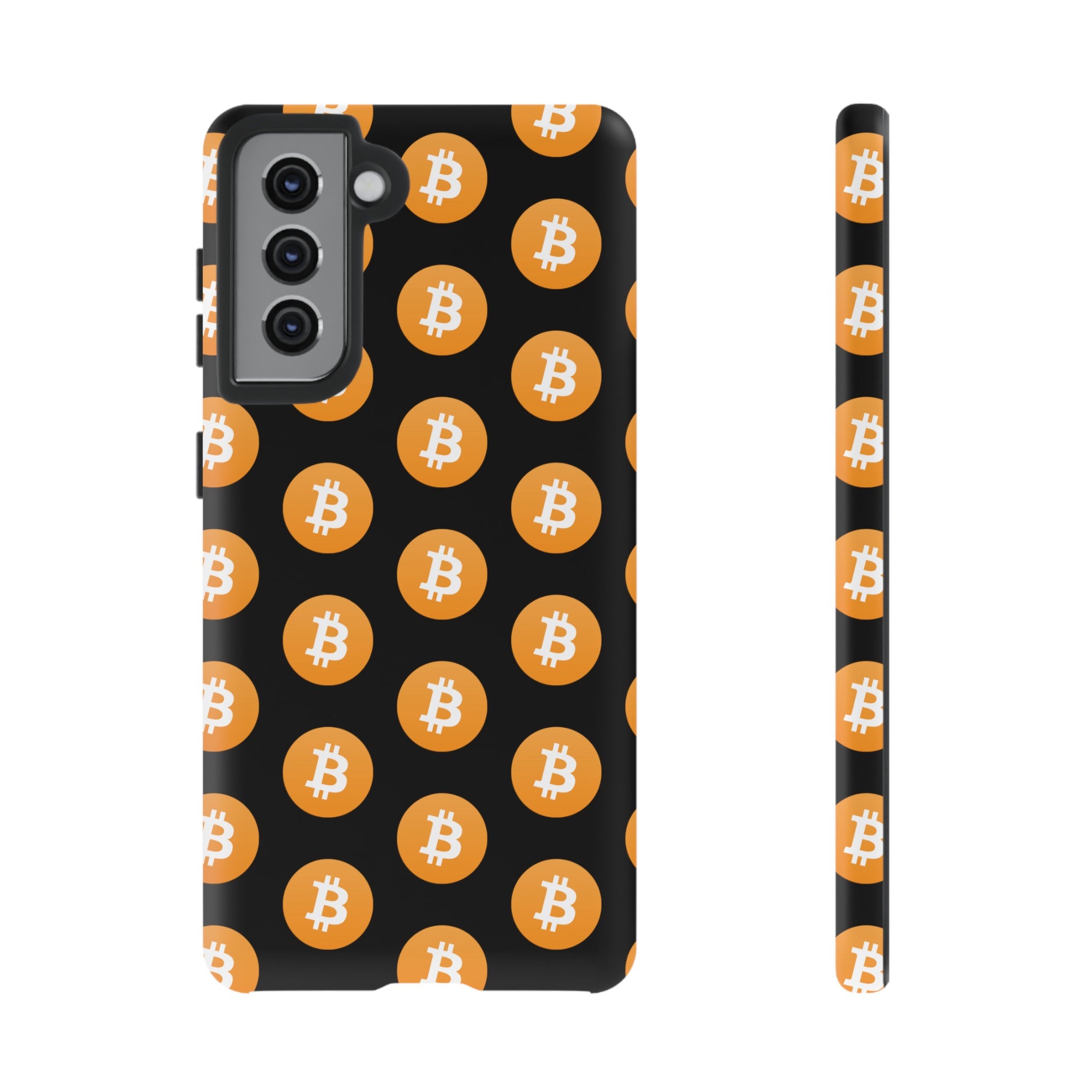 Phone Tough Case - Bitcoin Black Background