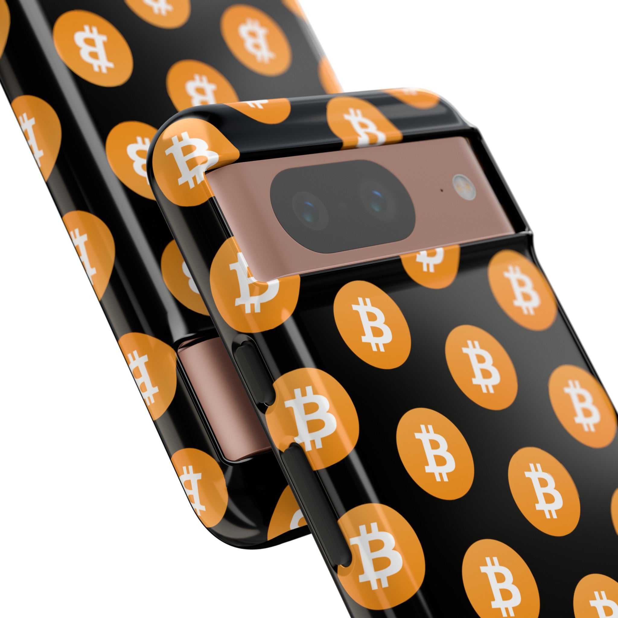 Phone Tough Case - Bitcoin Black Background
