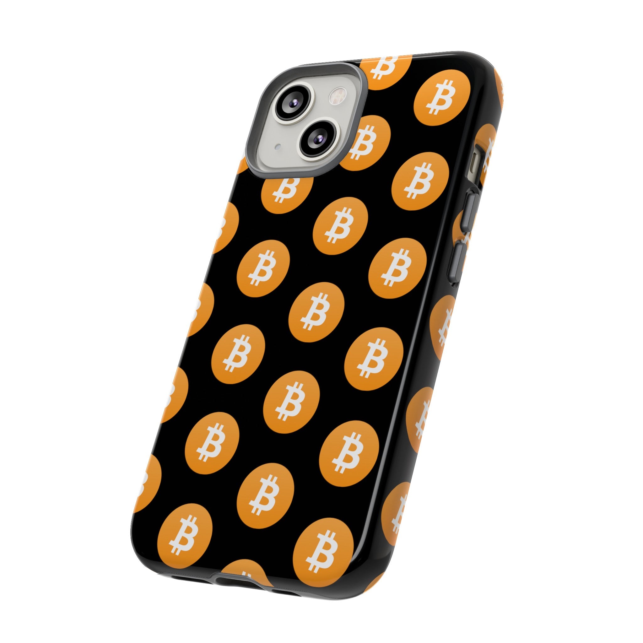 Phone Tough Case - Bitcoin Black Background