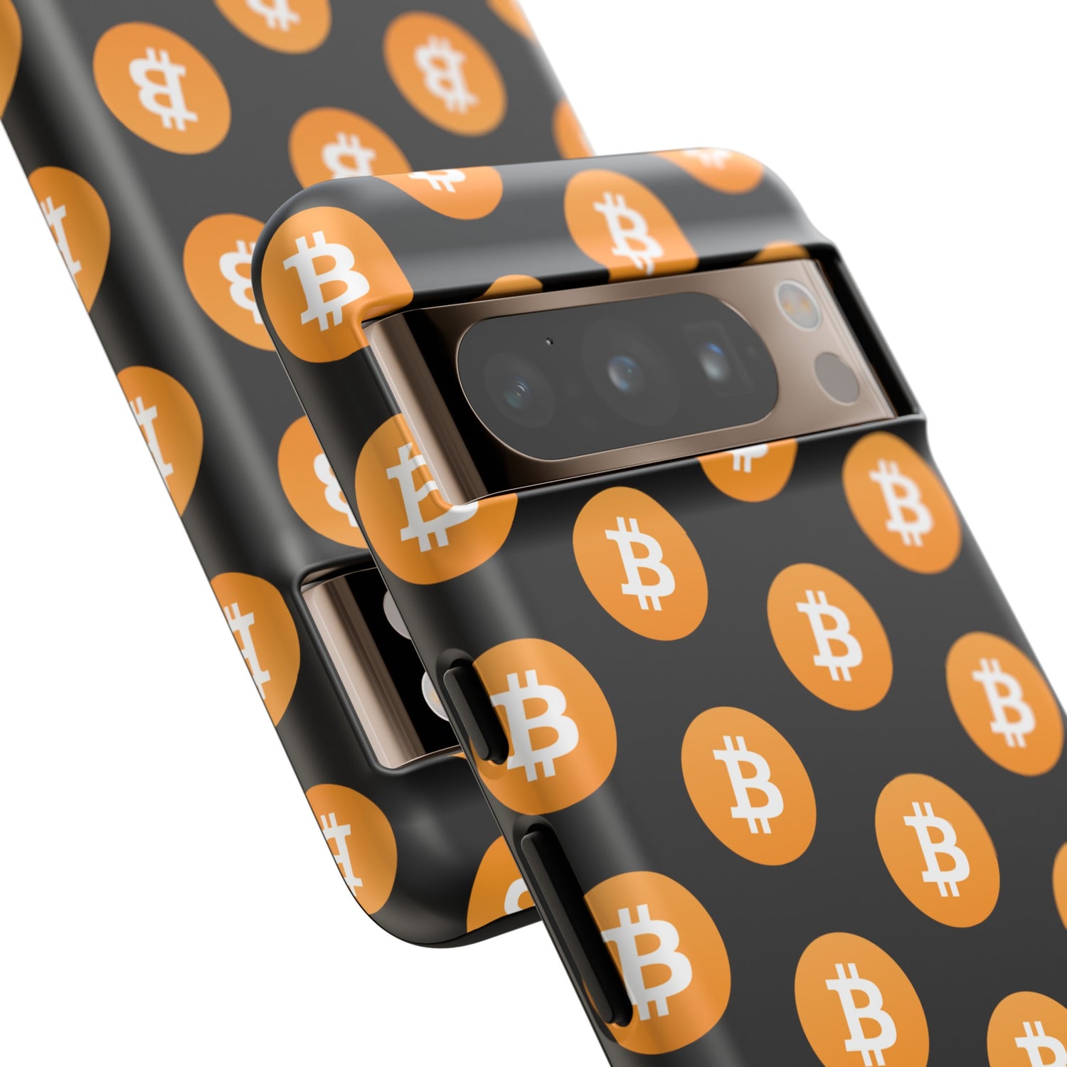 Phone Tough Case - Bitcoin Black Background
