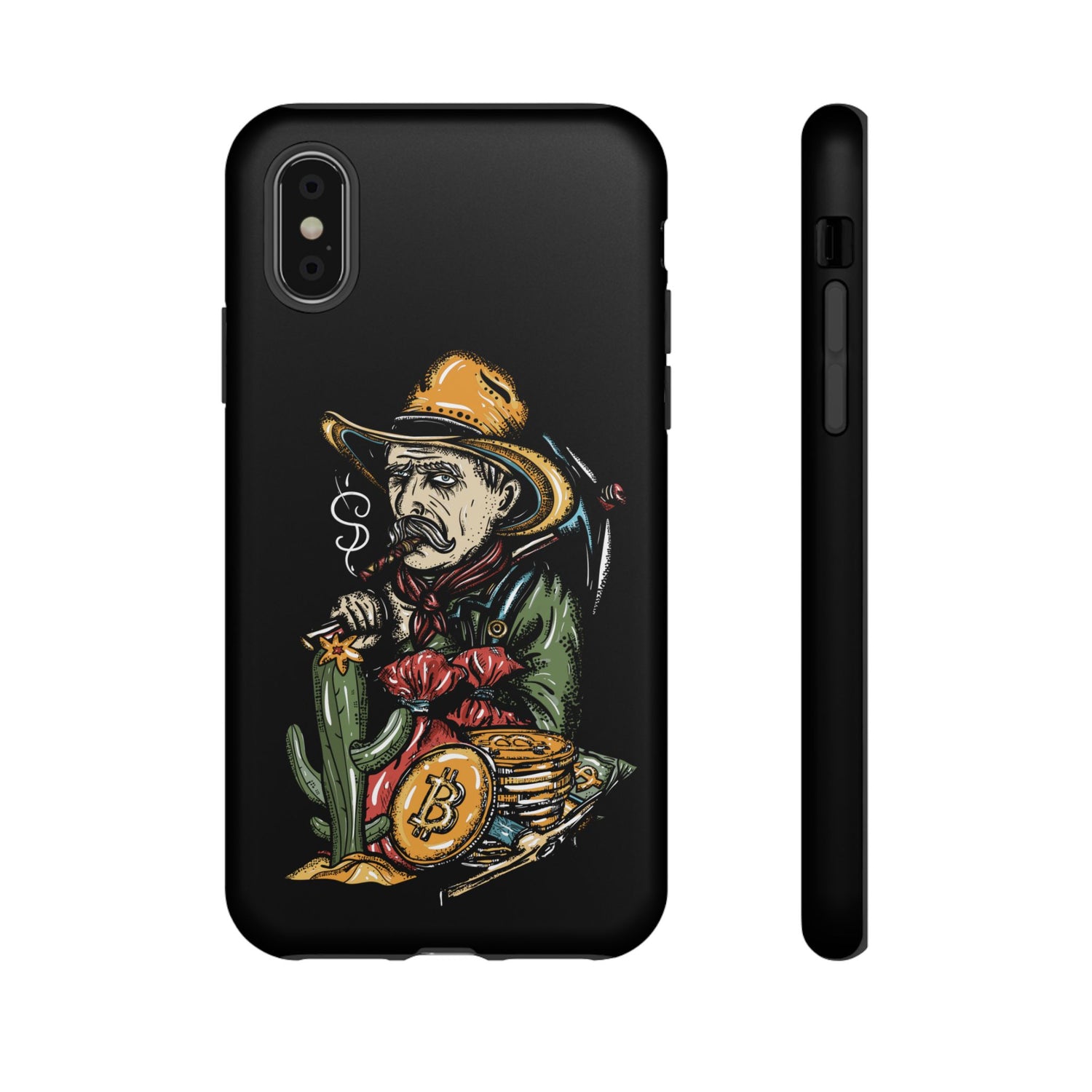 Phone Tough Case - Bitcoin Smoking Man