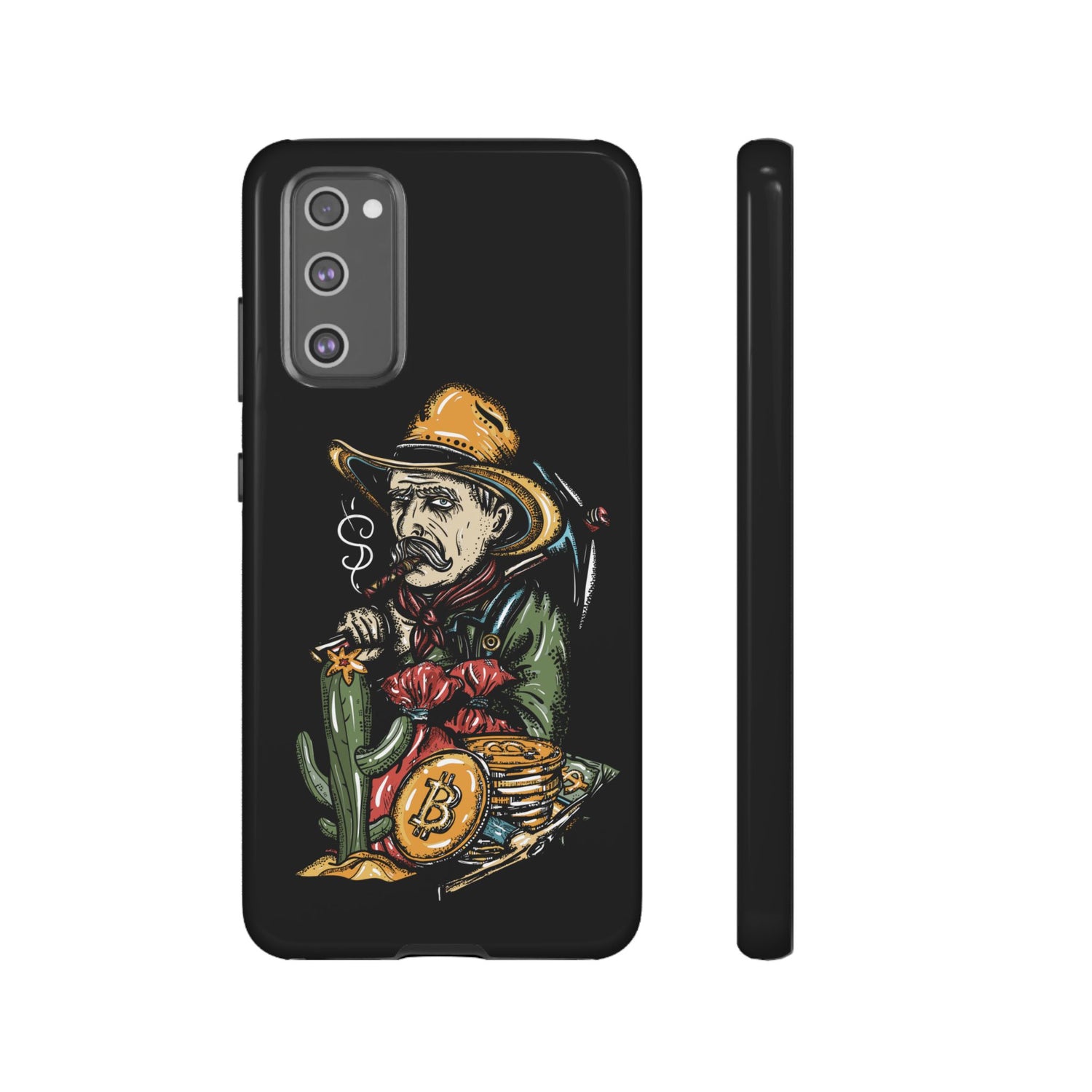 Phone Tough Case - Bitcoin Smoking Man