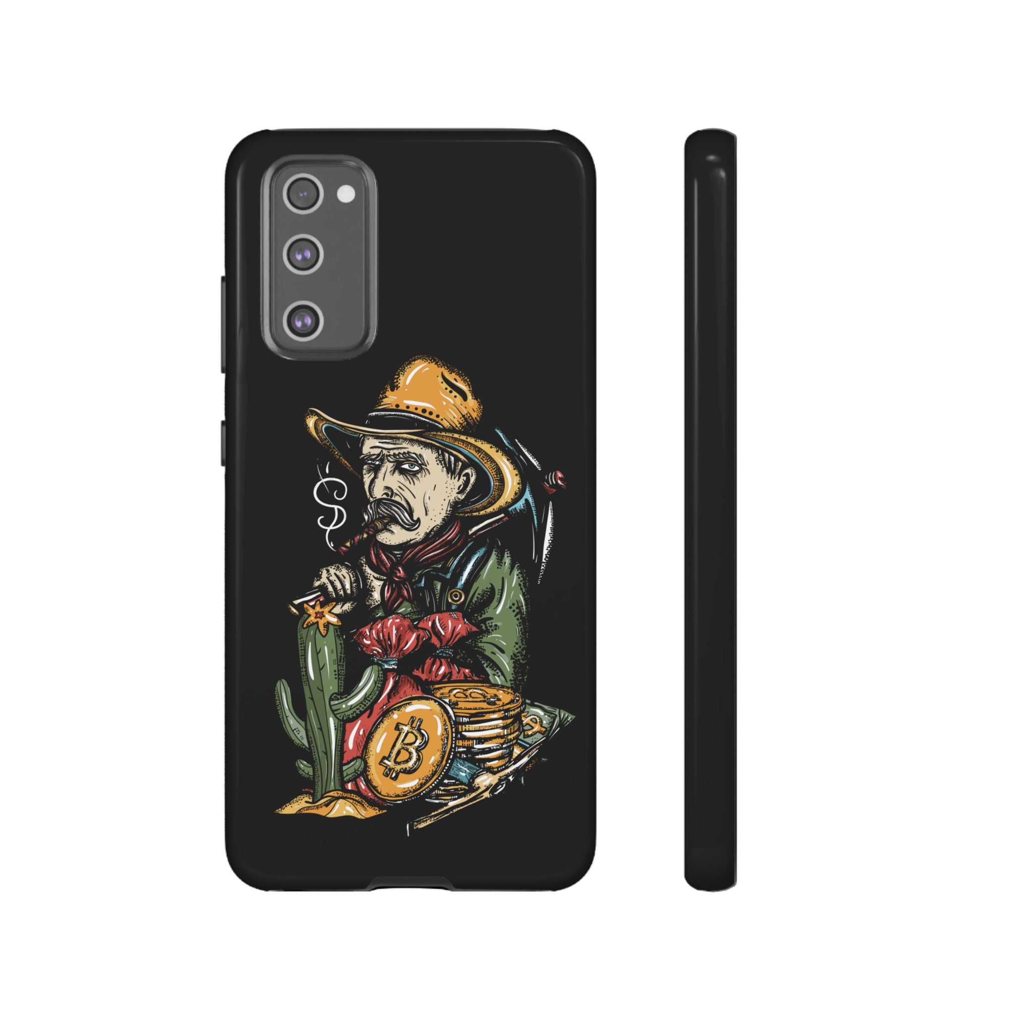 Phone Tough Case - Bitcoin Smoking Man