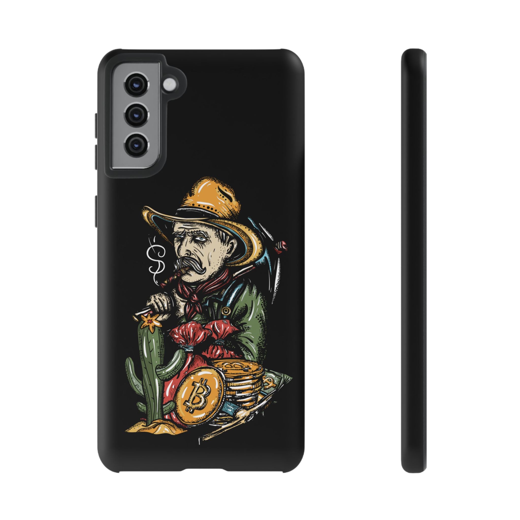 Phone Tough Case - Bitcoin Smoking Man