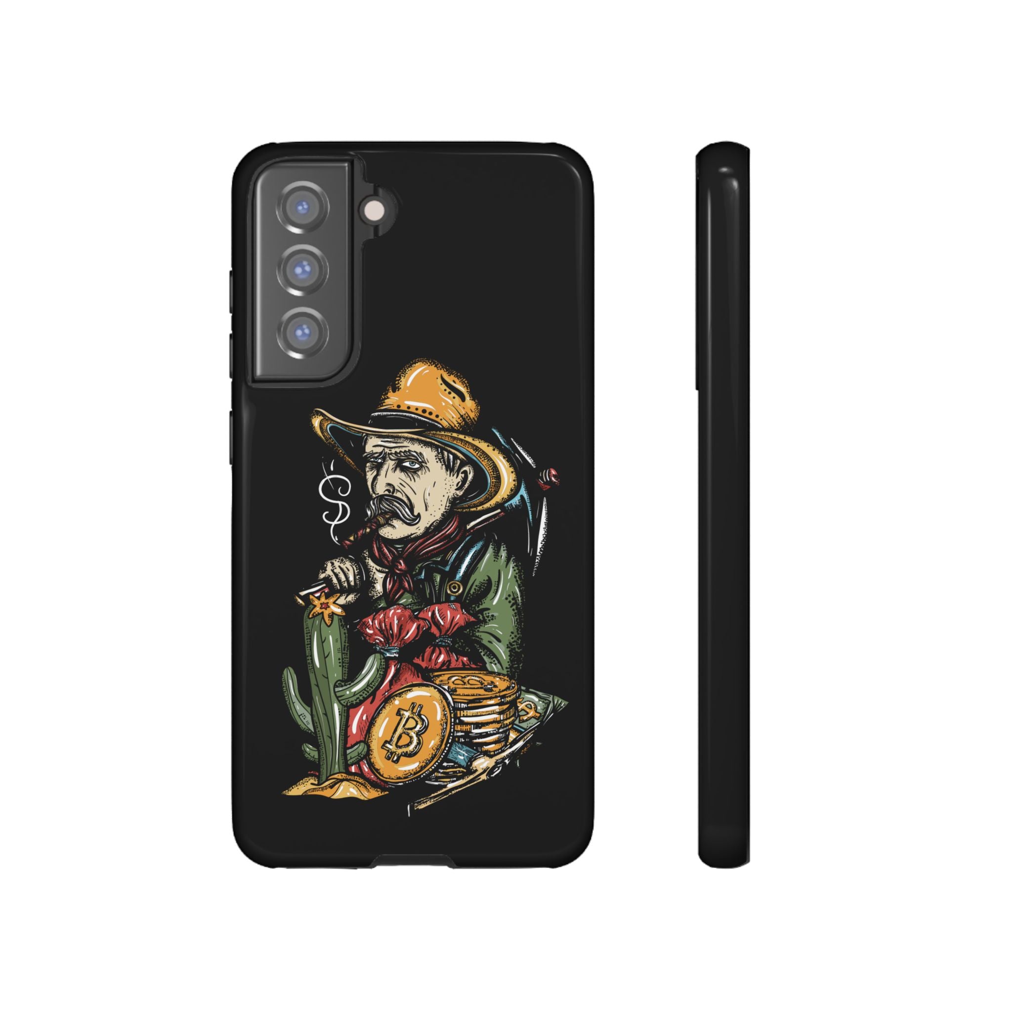 Phone Tough Case - Bitcoin Smoking Man