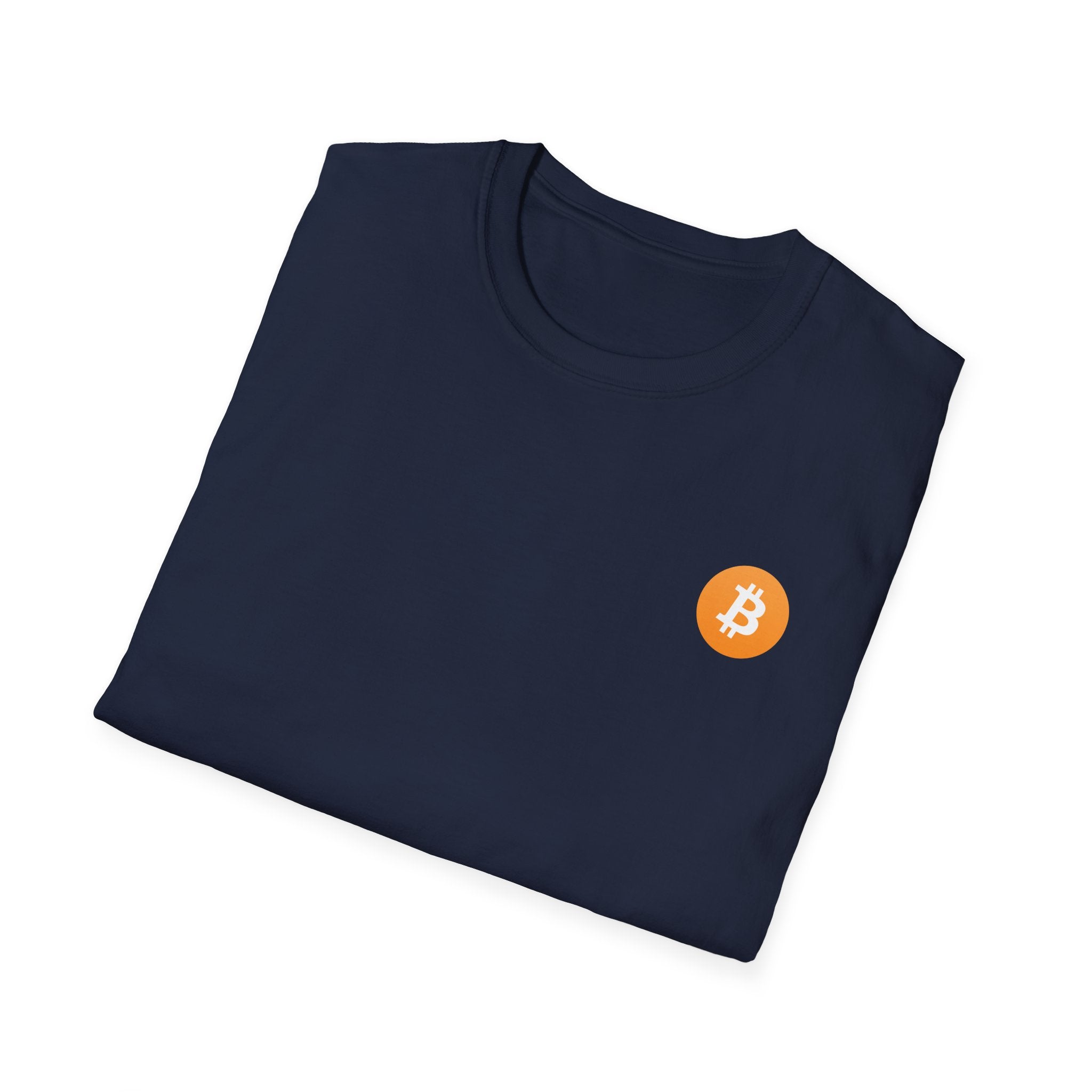 Bitcoin Logo Small - Cotton T-Shirt
