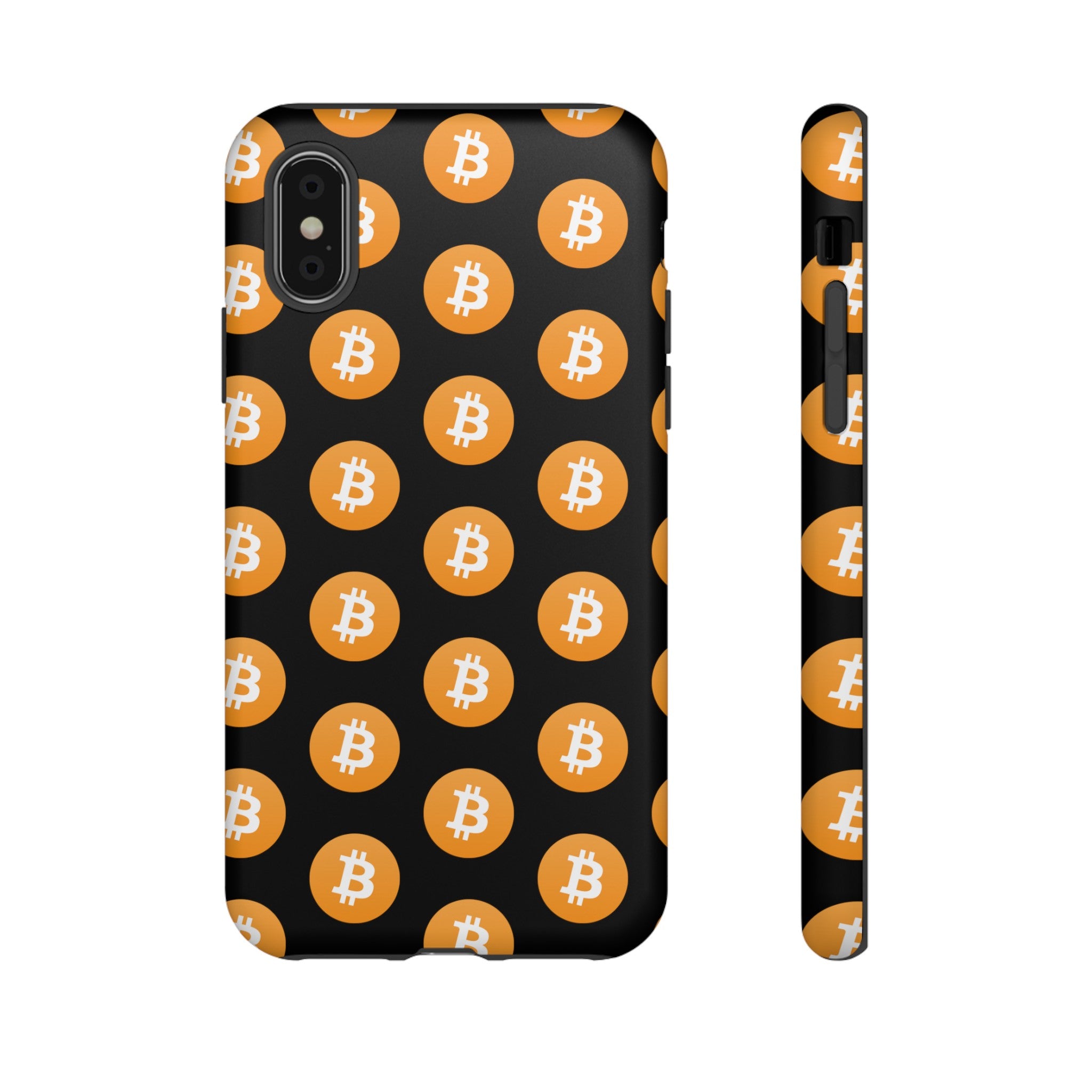 Phone Tough Case - Bitcoin Black Background