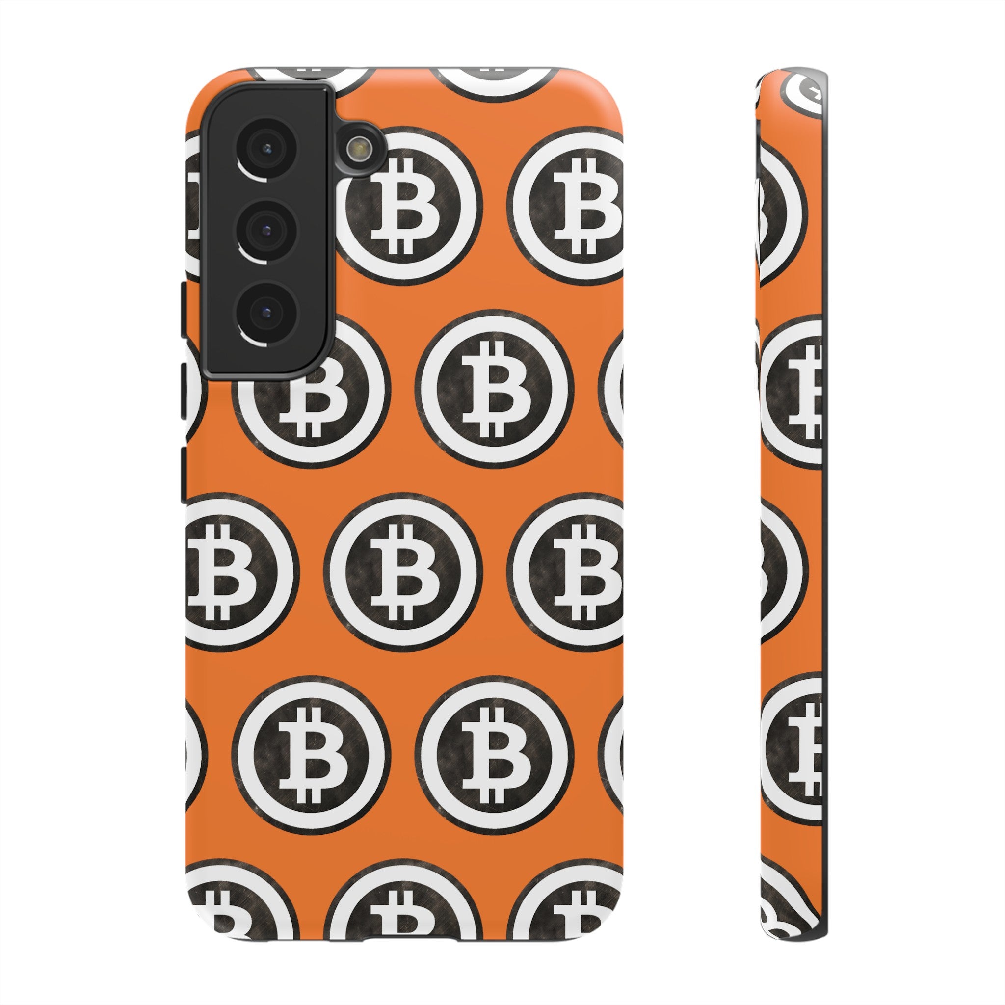 Phone Tough Case - B Logo Orange Background