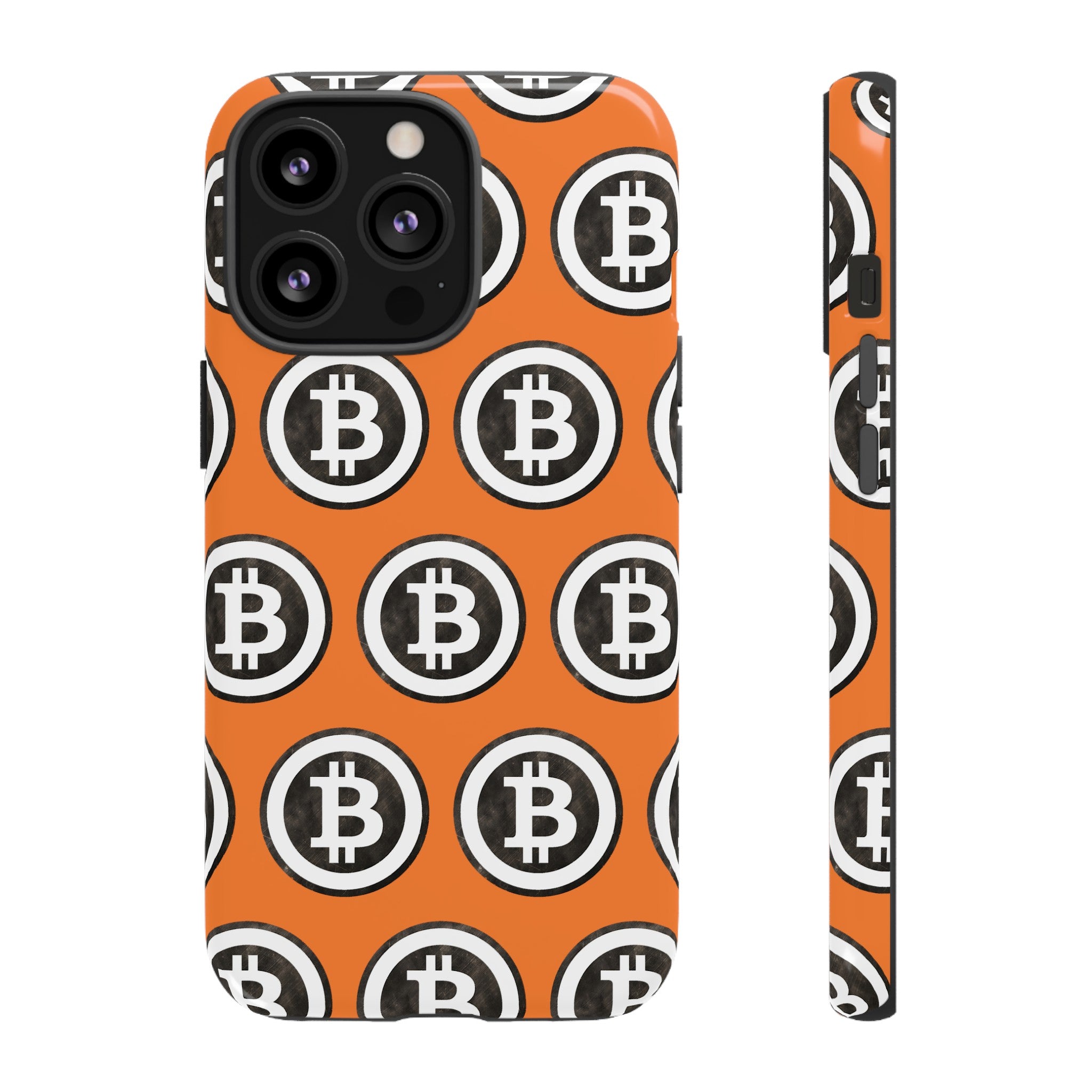 Phone Tough Case - B Logo Orange Background