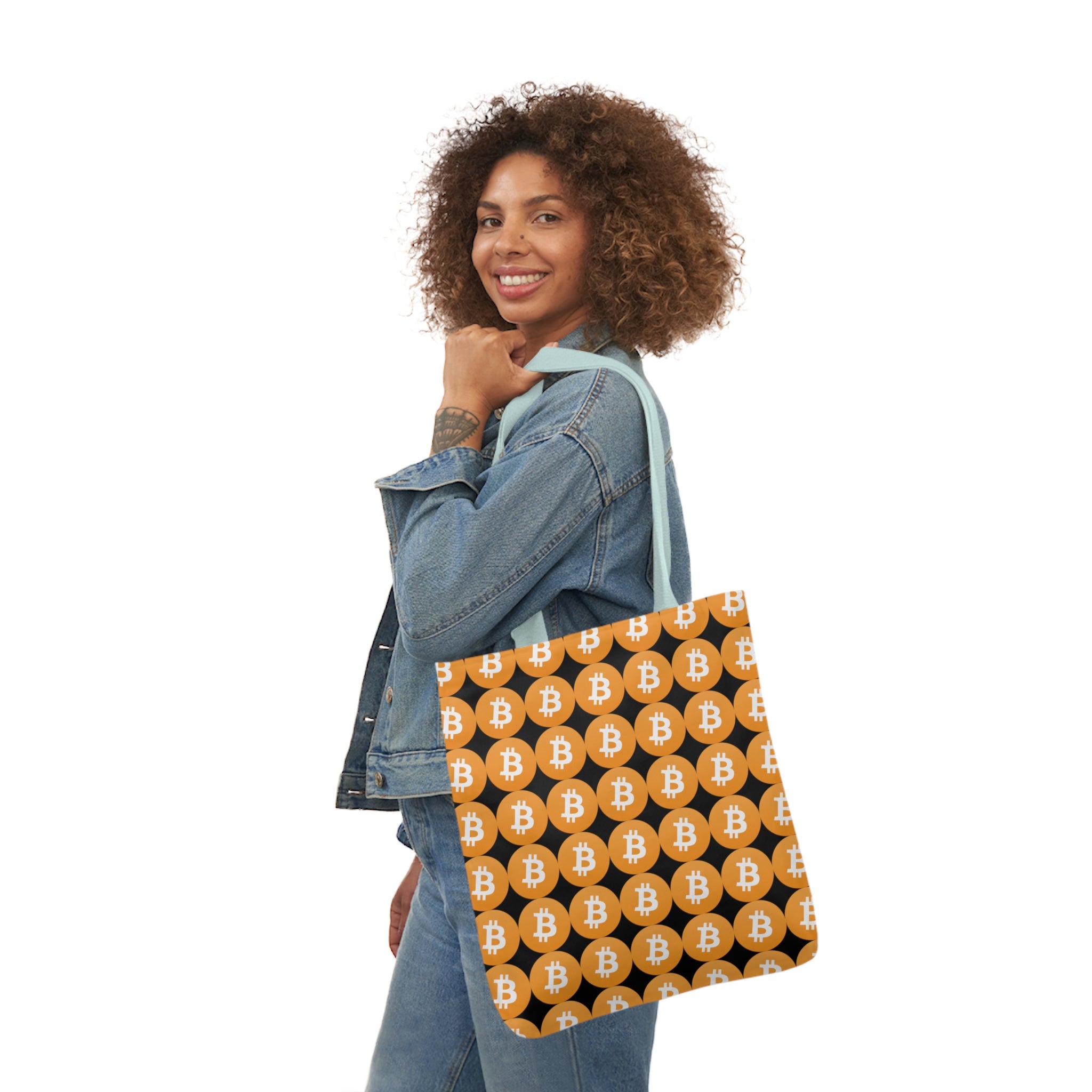 Canvas Tote Bag - Bitcoin Logo