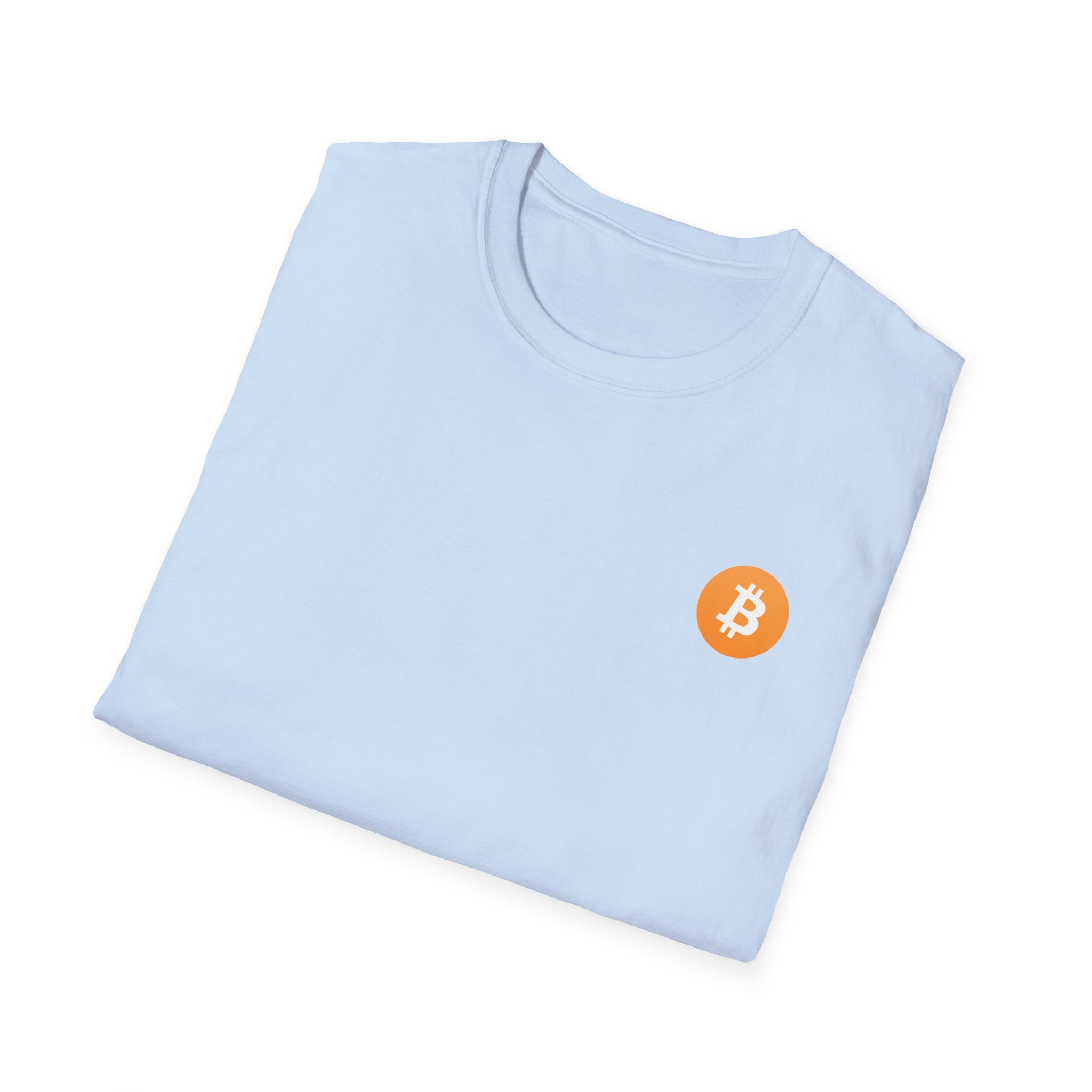 Bitcoin Logo Small - Cotton T-Shirt