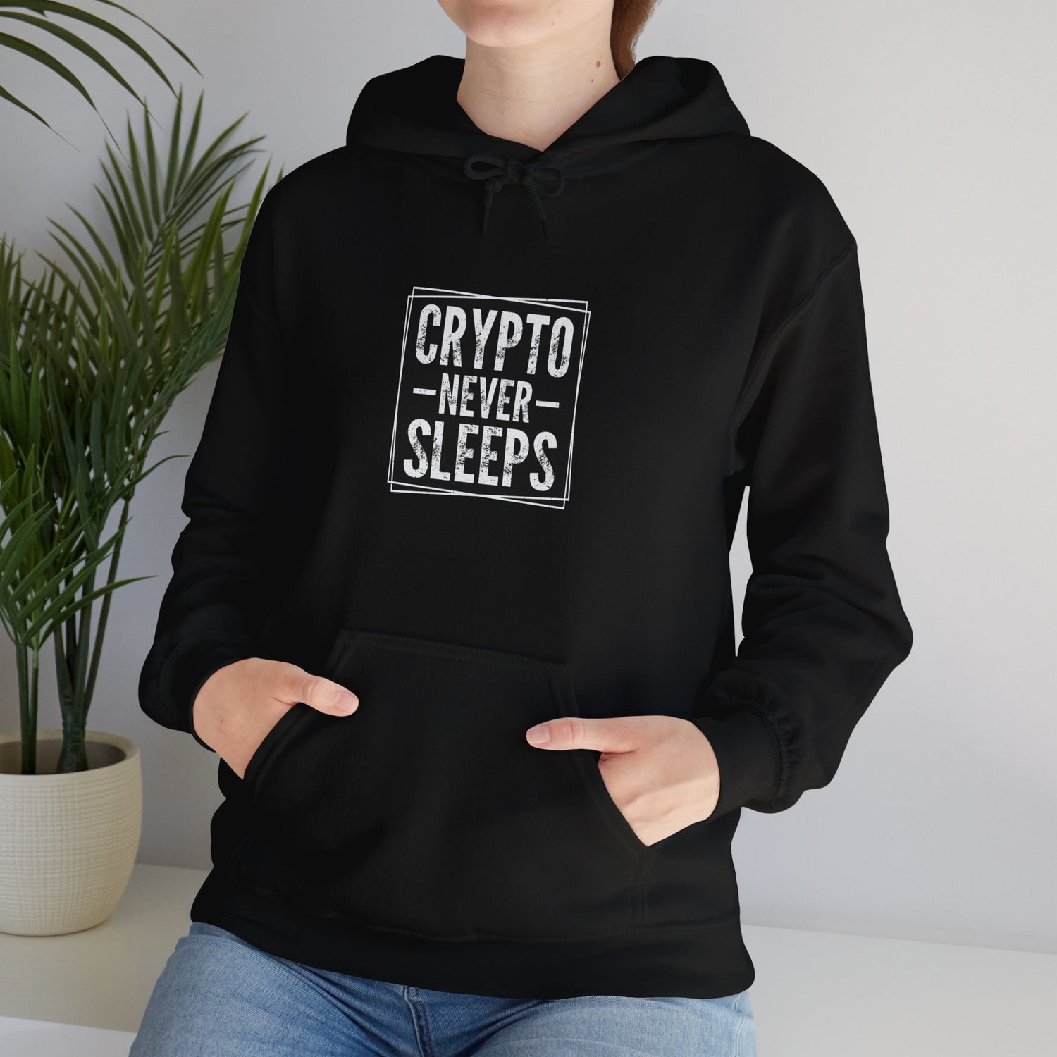 Crypto Never Sleeps - Hoodie