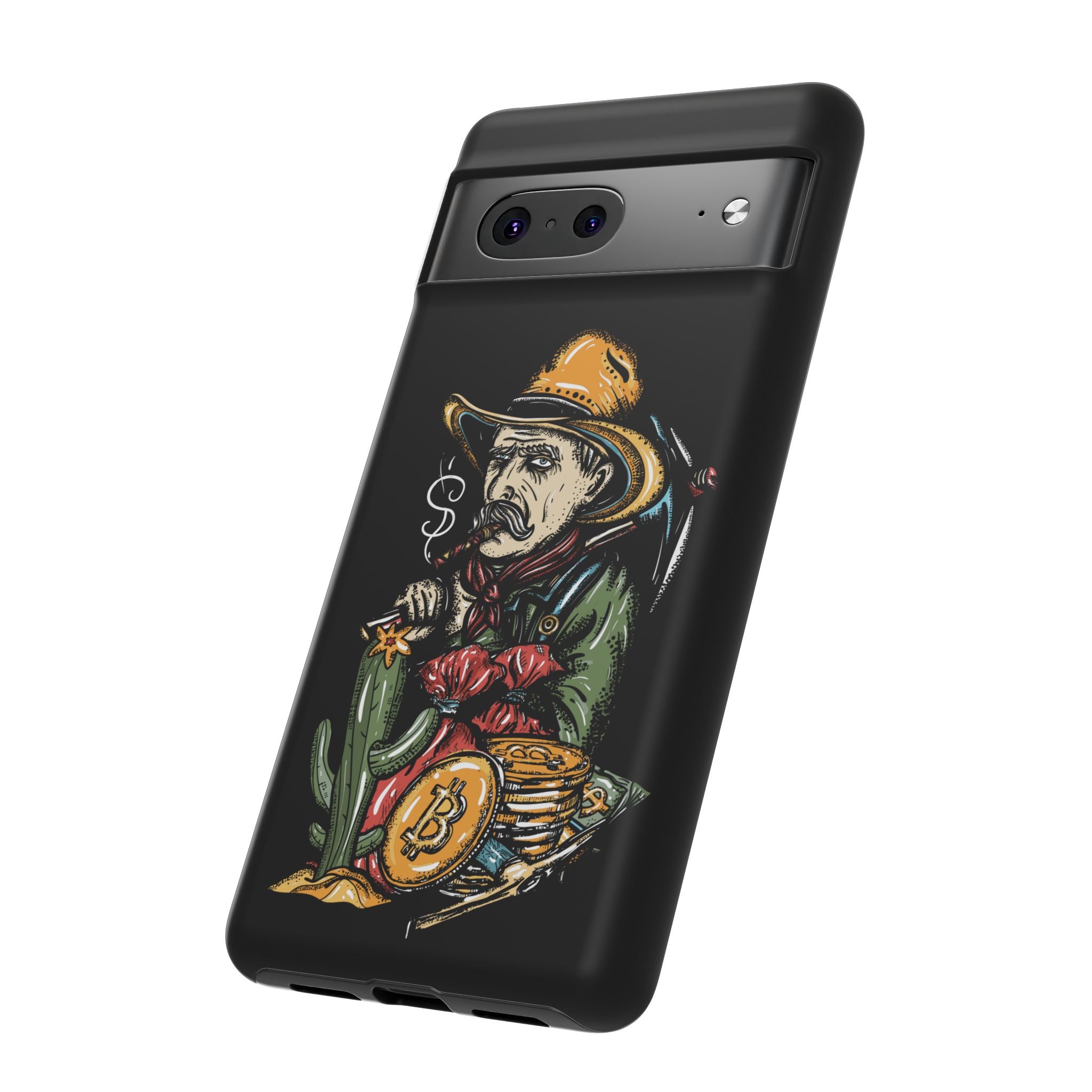 Phone Tough Case - Bitcoin Smoking Man
