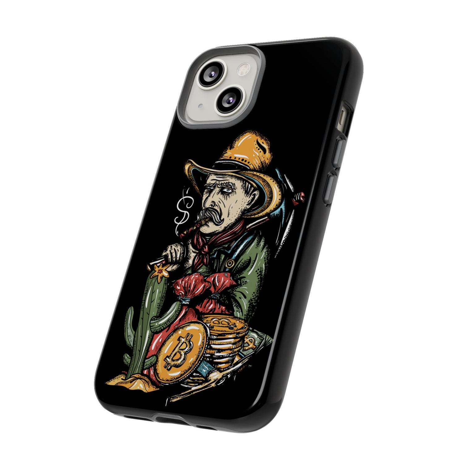 Phone Tough Case - Bitcoin Smoking Man
