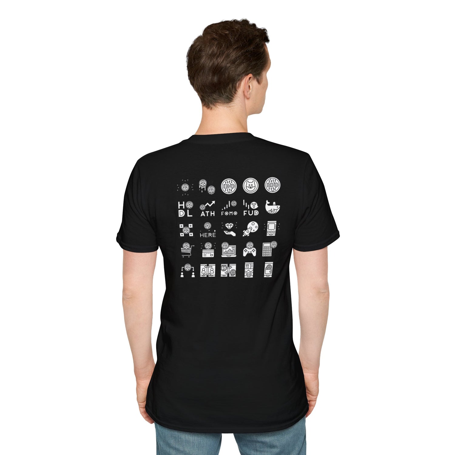 Crypto Symbols - Cotton T-Shirt