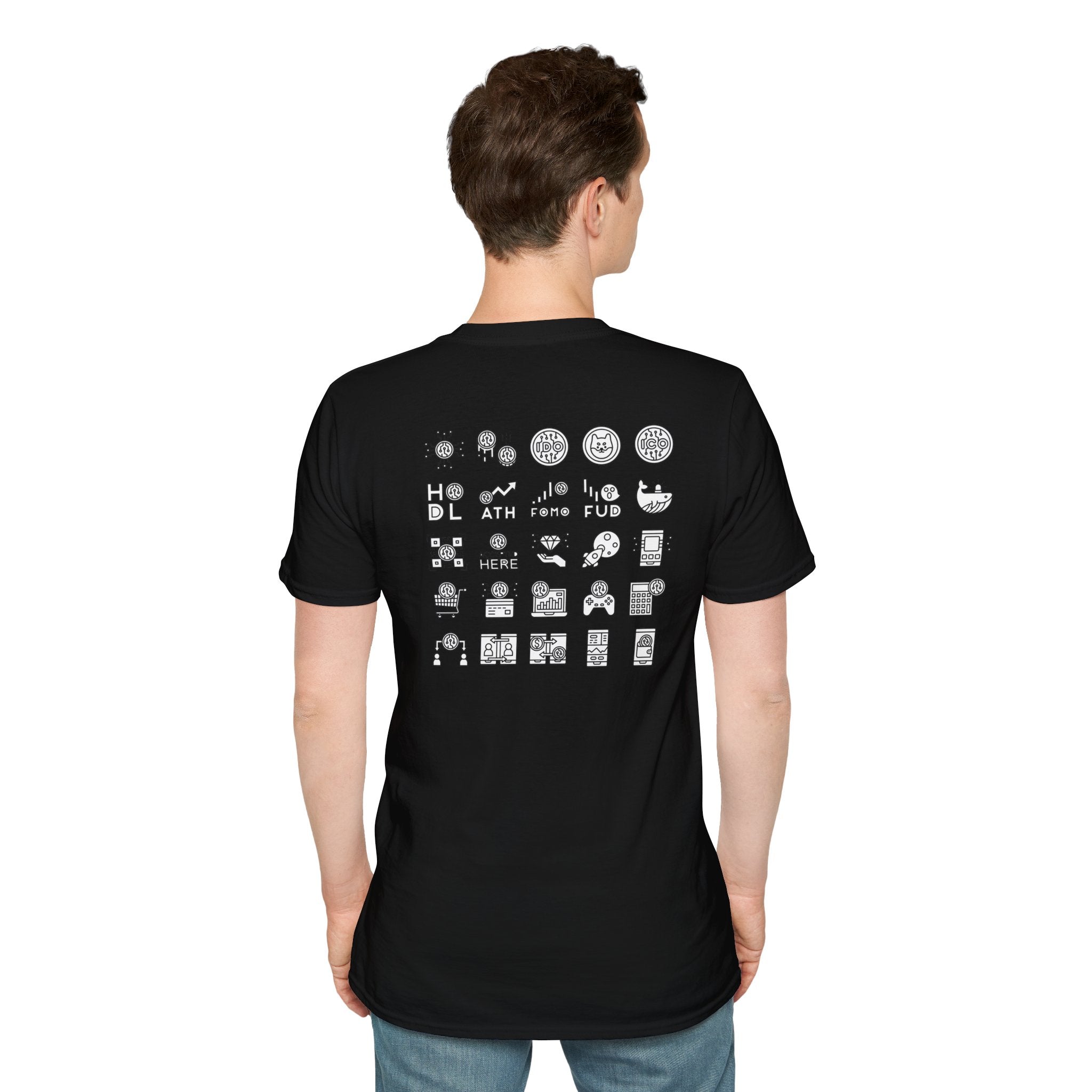 Crypto Symbols - Cotton T-Shirt