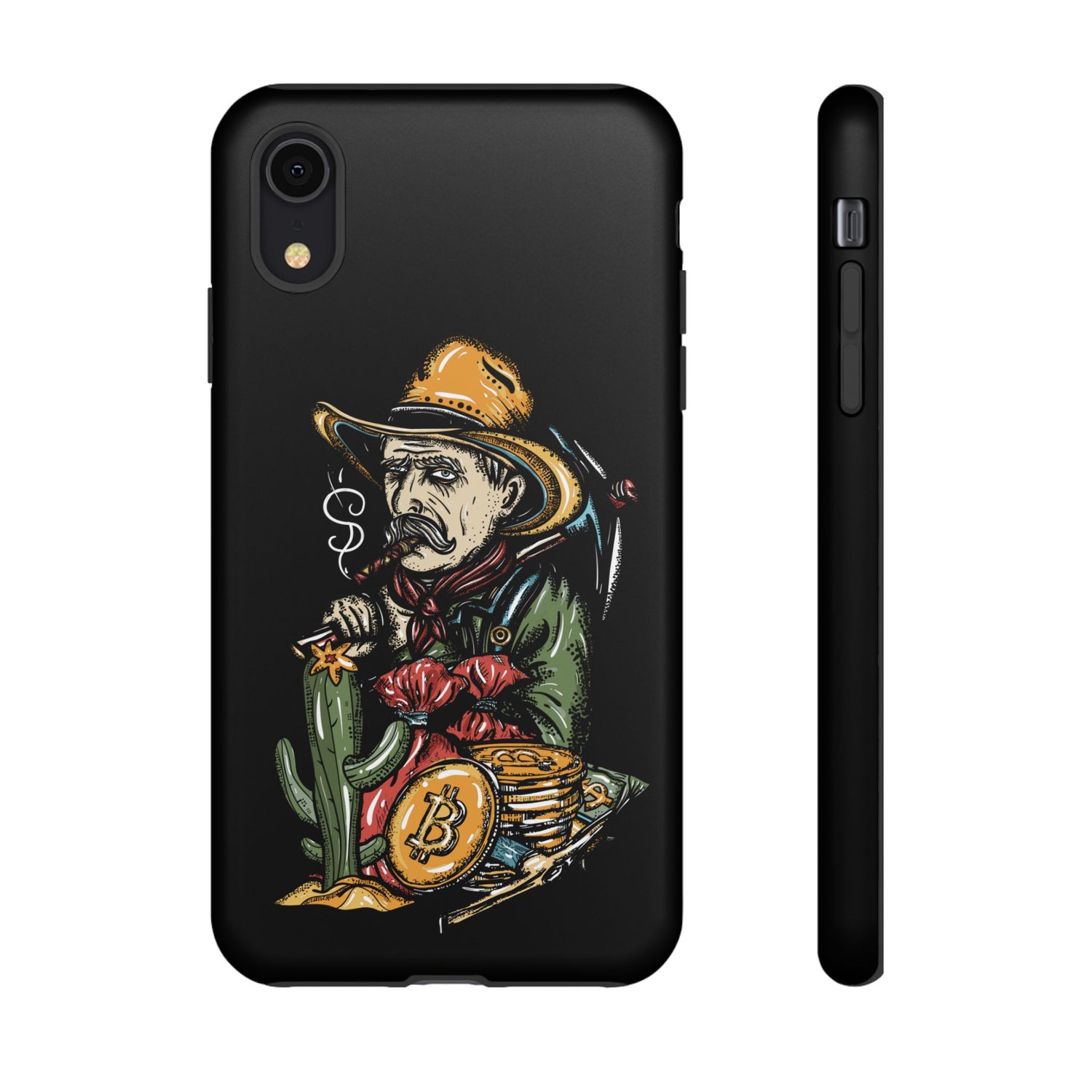 Phone Tough Case - Bitcoin Smoking Man