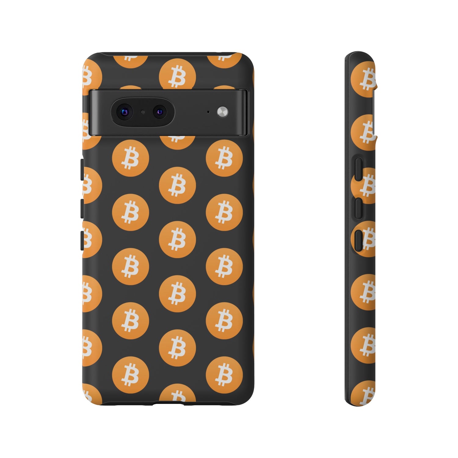 Phone Tough Case - Bitcoin Black Background