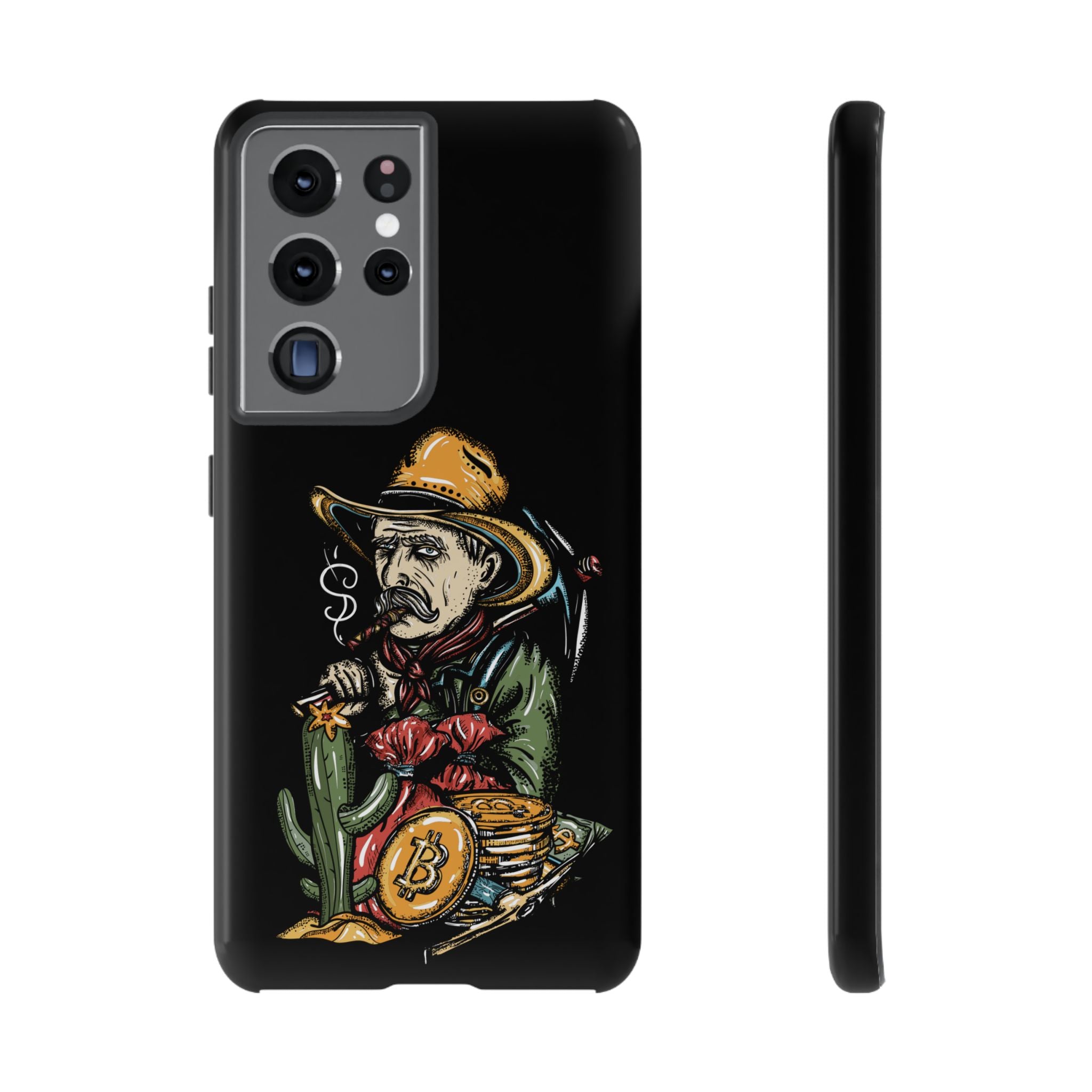 Phone Tough Case - Bitcoin Smoking Man