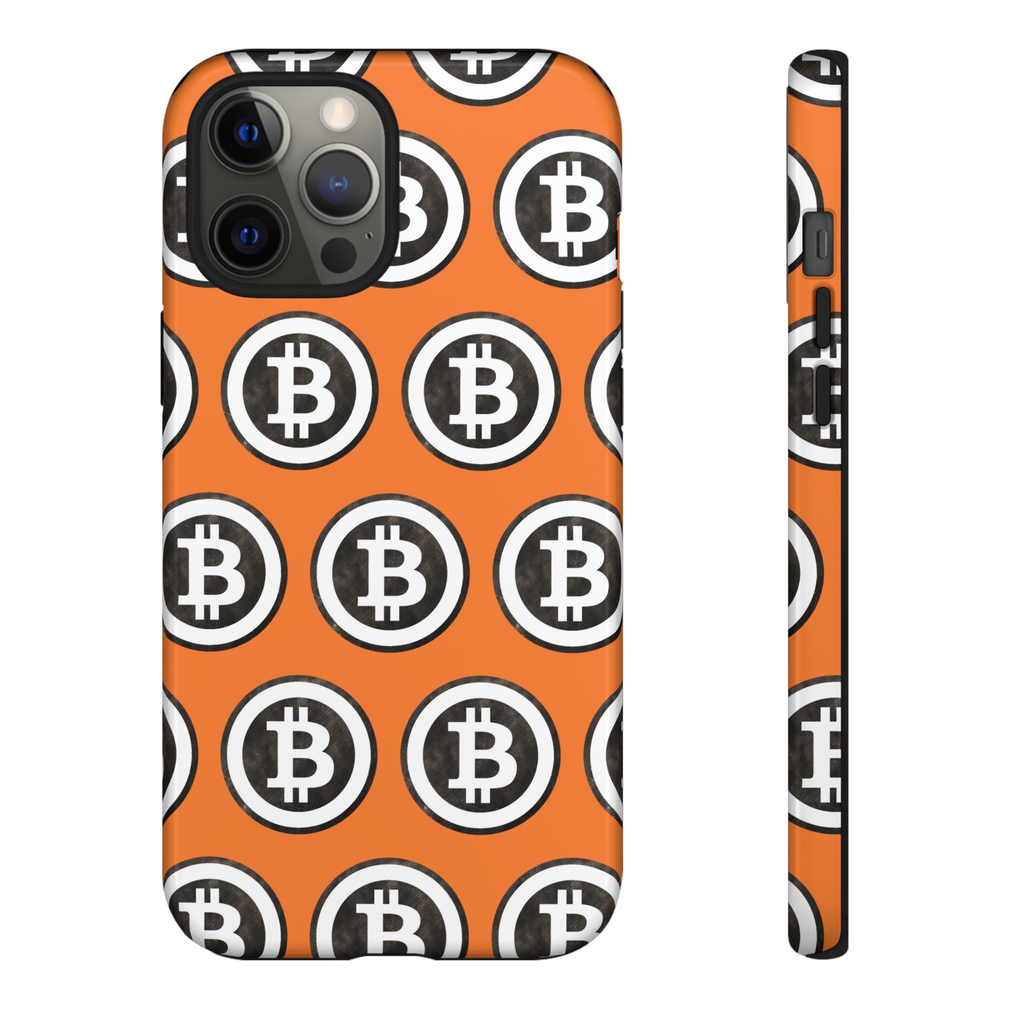Phone Tough Case - B Logo Orange Background