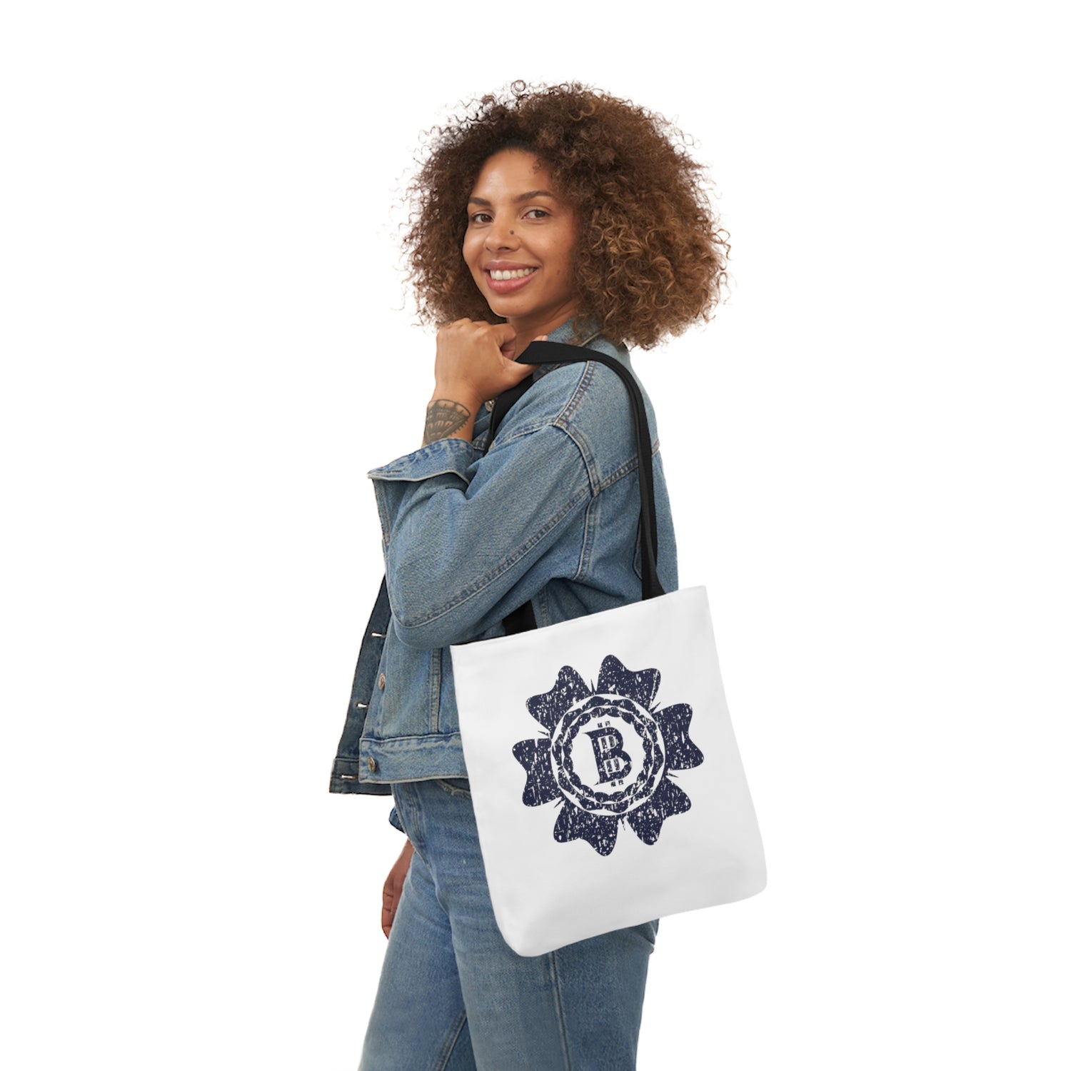 Canvas Tote Bag - Bitcoin Stamp