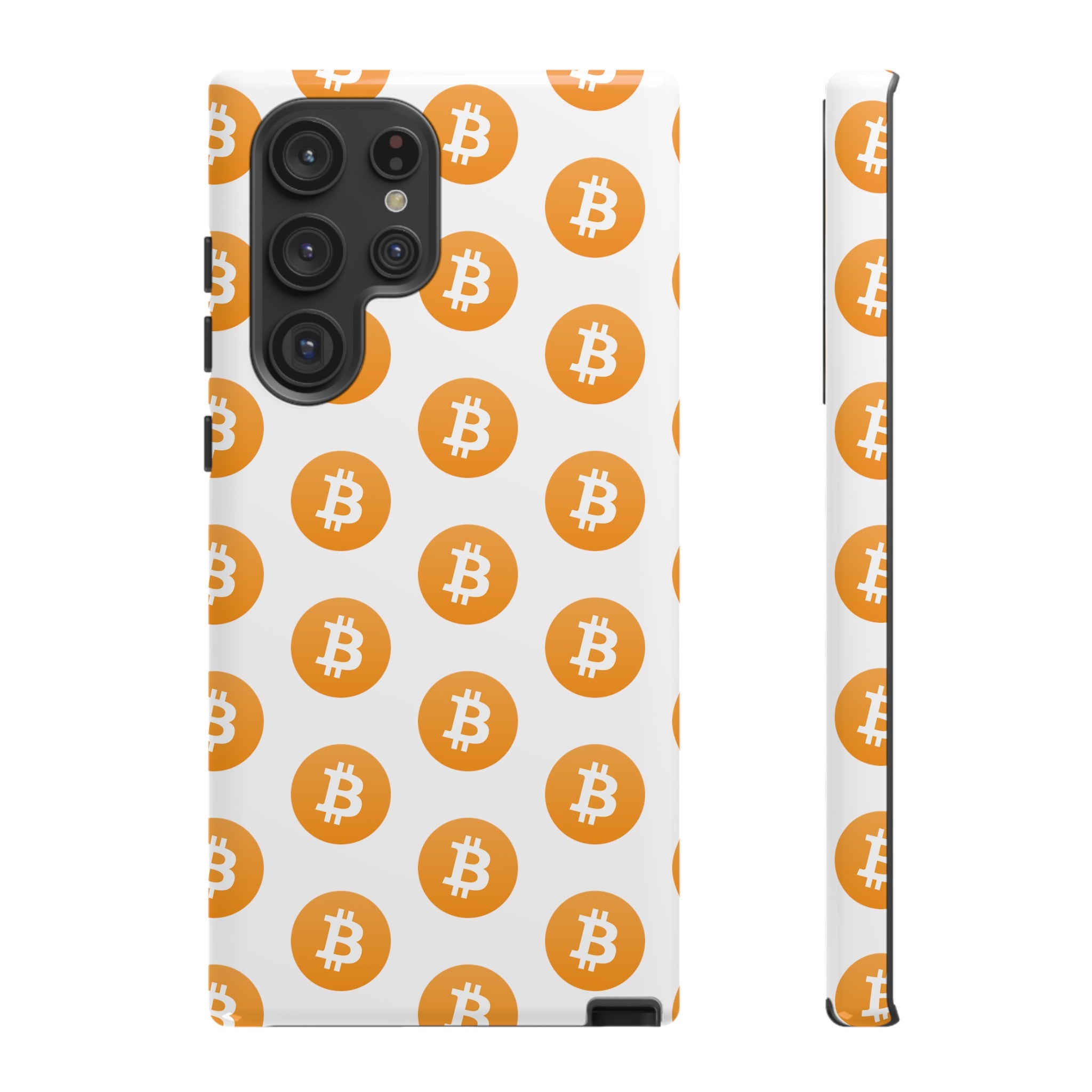 Phone Tough Case - Bitcoin White Background