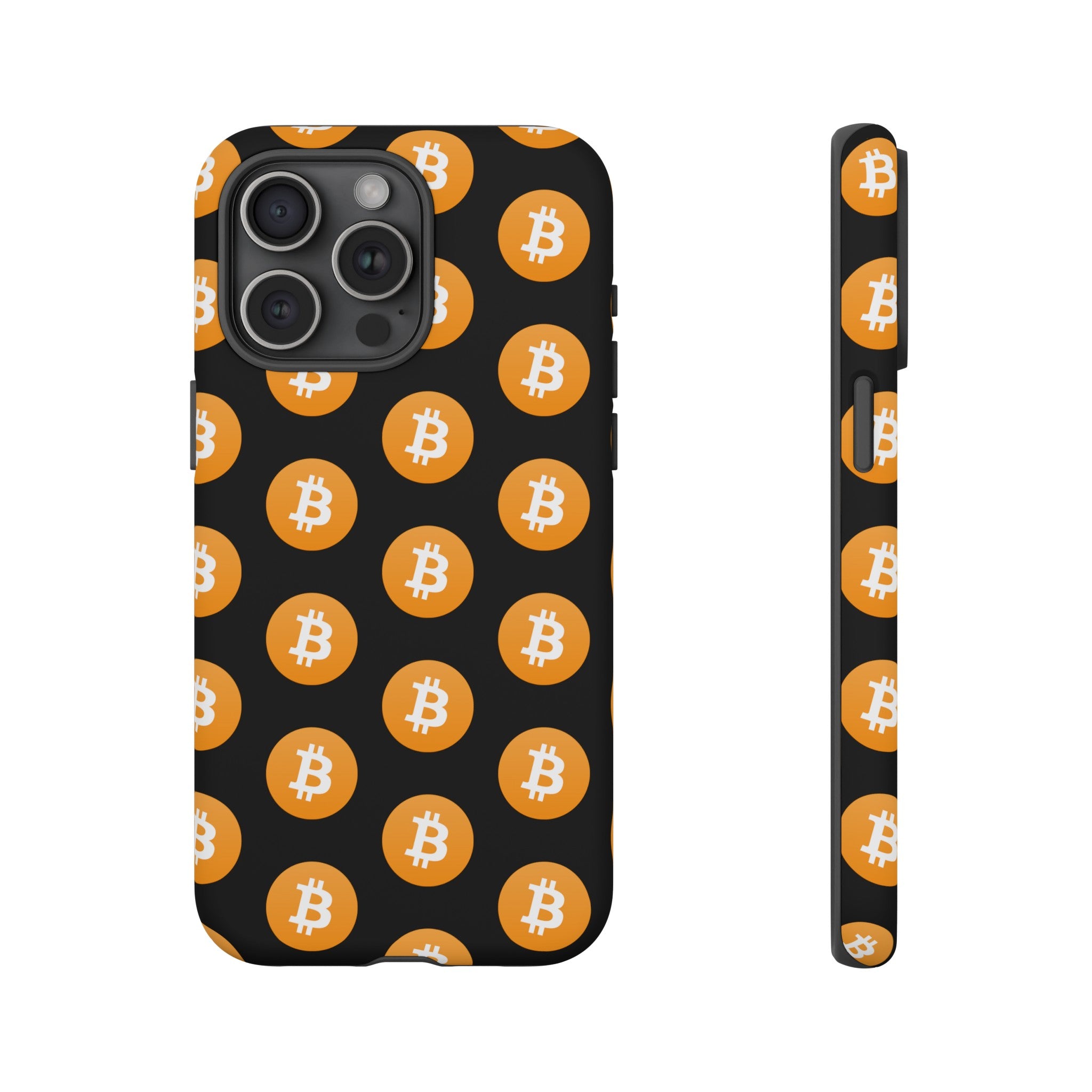 Phone Tough Case - Bitcoin Black Background