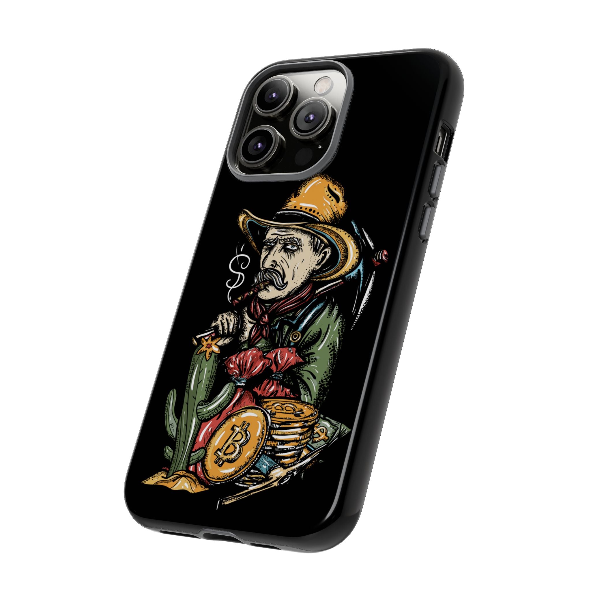Phone Tough Case - Bitcoin Smoking Man