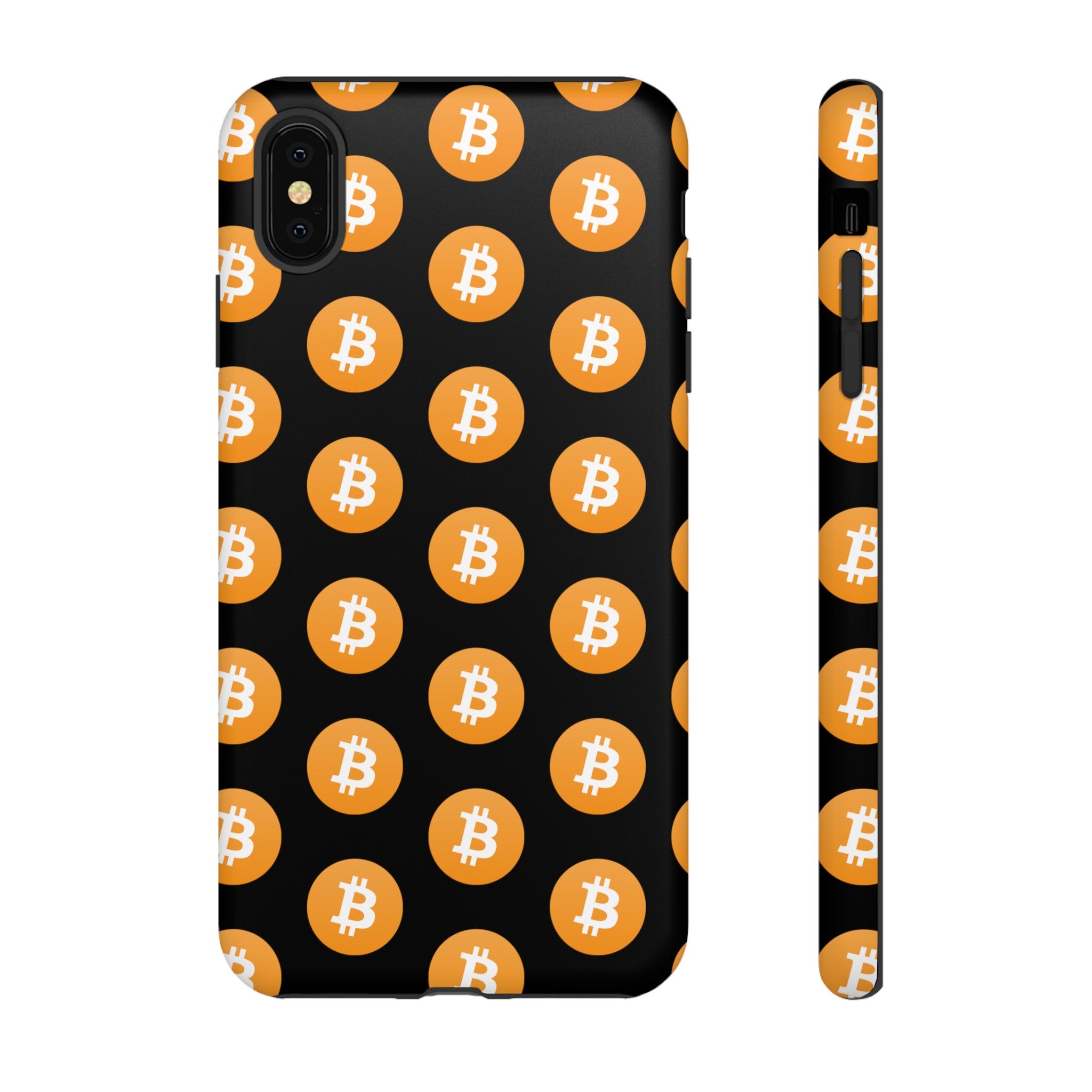 Phone Tough Case - Bitcoin Black Background
