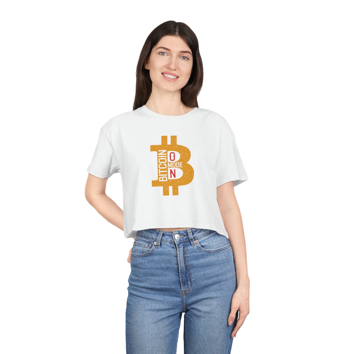 Crop Tee - Bitcoin Mode On
