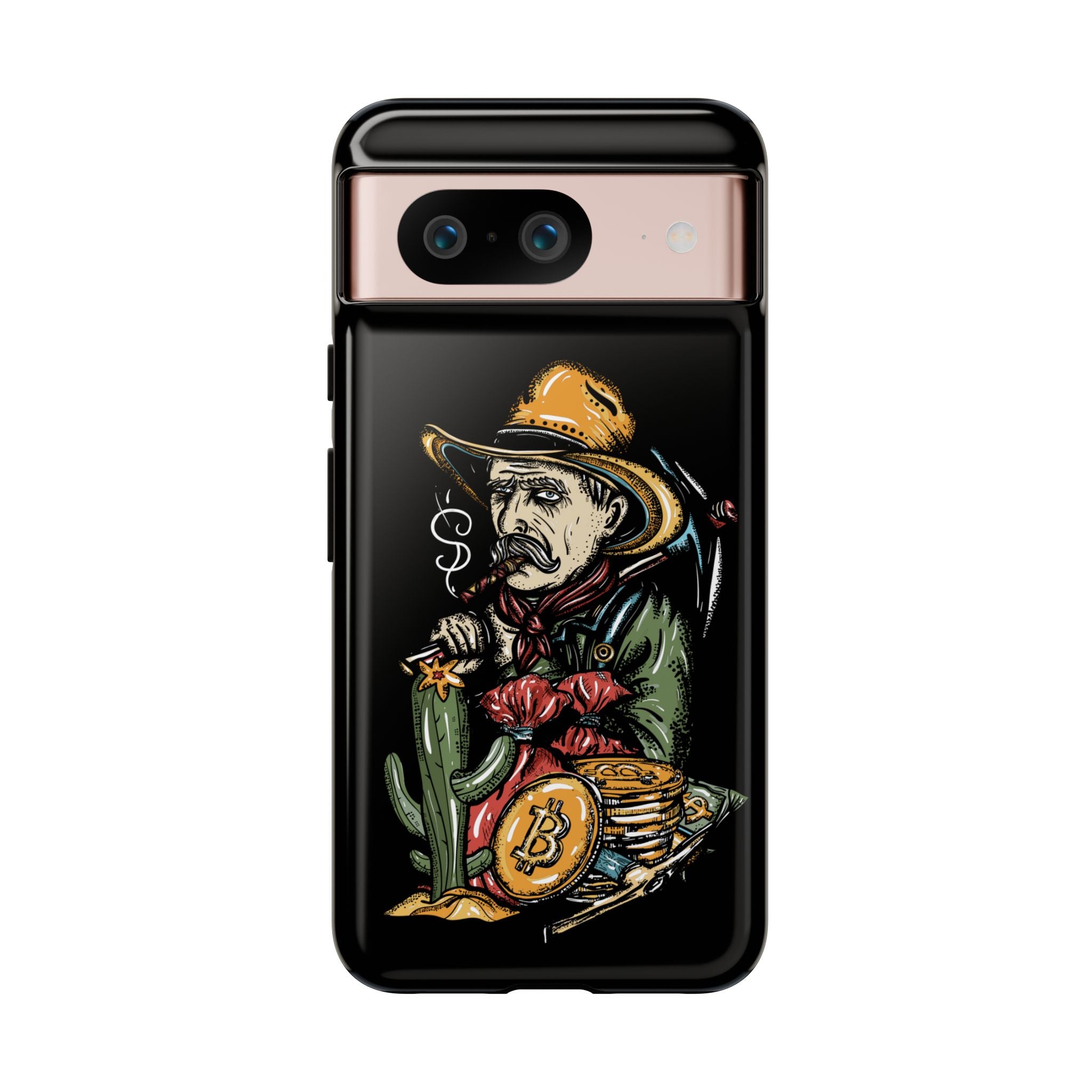 Phone Tough Case - Bitcoin Smoking Man