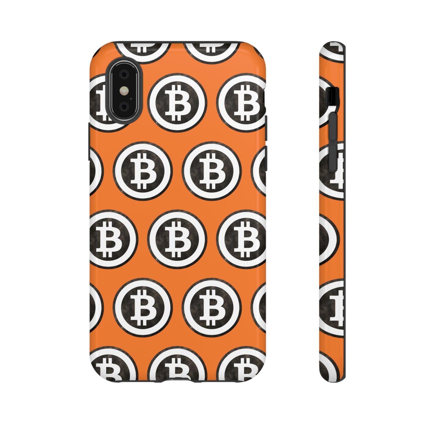 Phone Tough Case - B Logo Orange Background