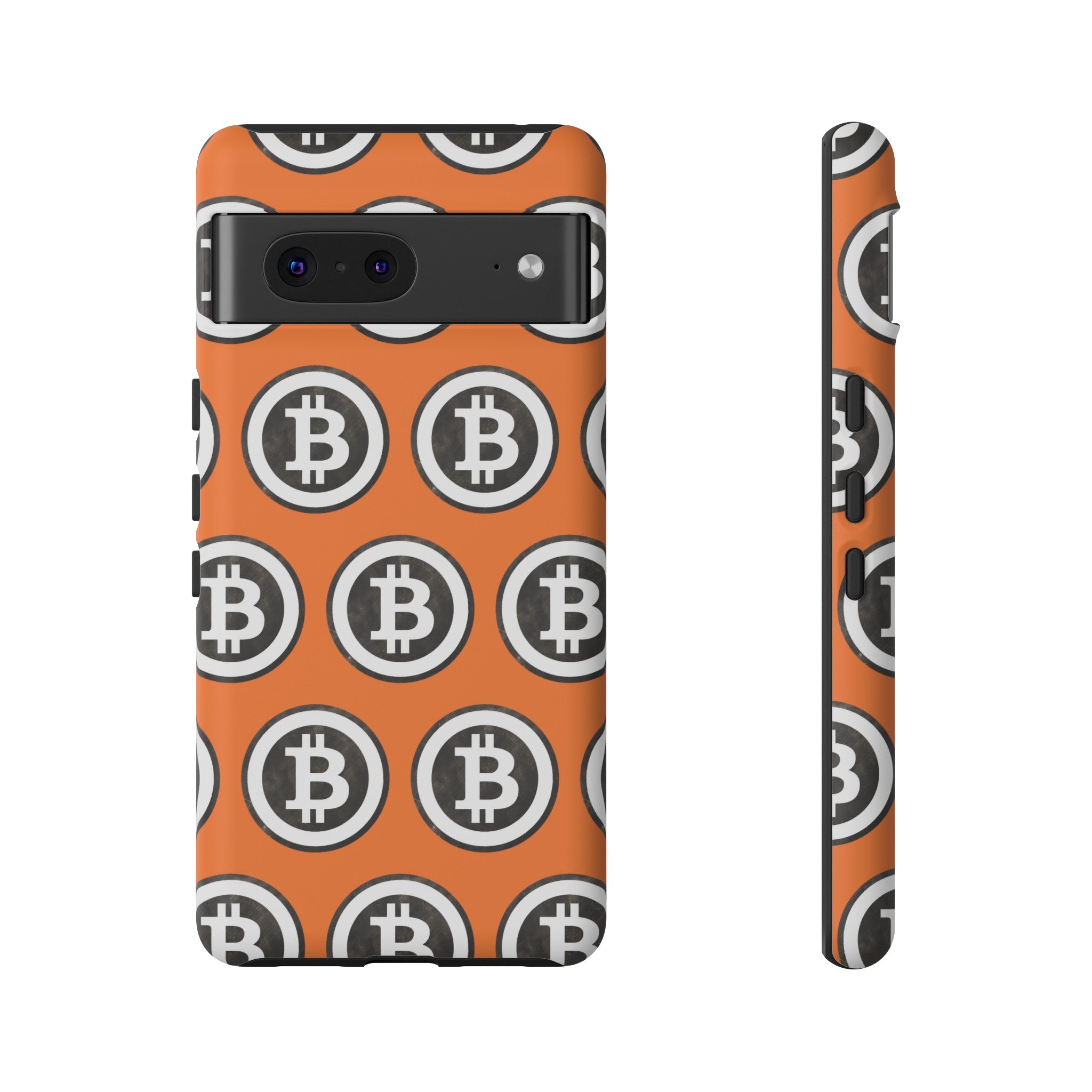 Phone Tough Case - B Logo Orange Background