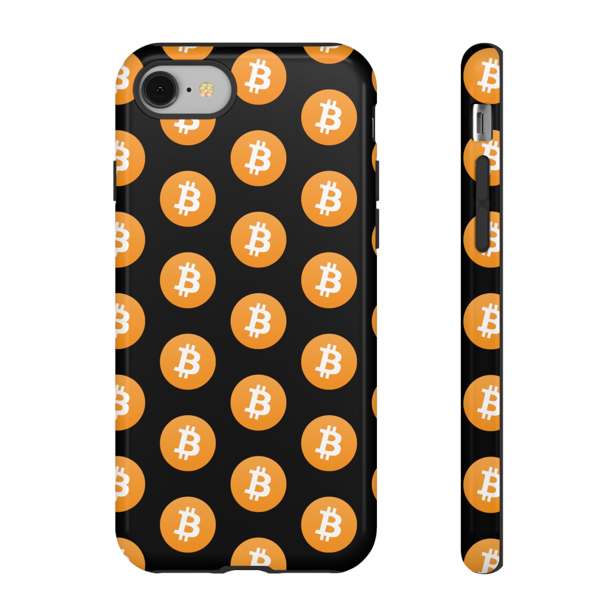 Phone Tough Case - Bitcoin Black Background