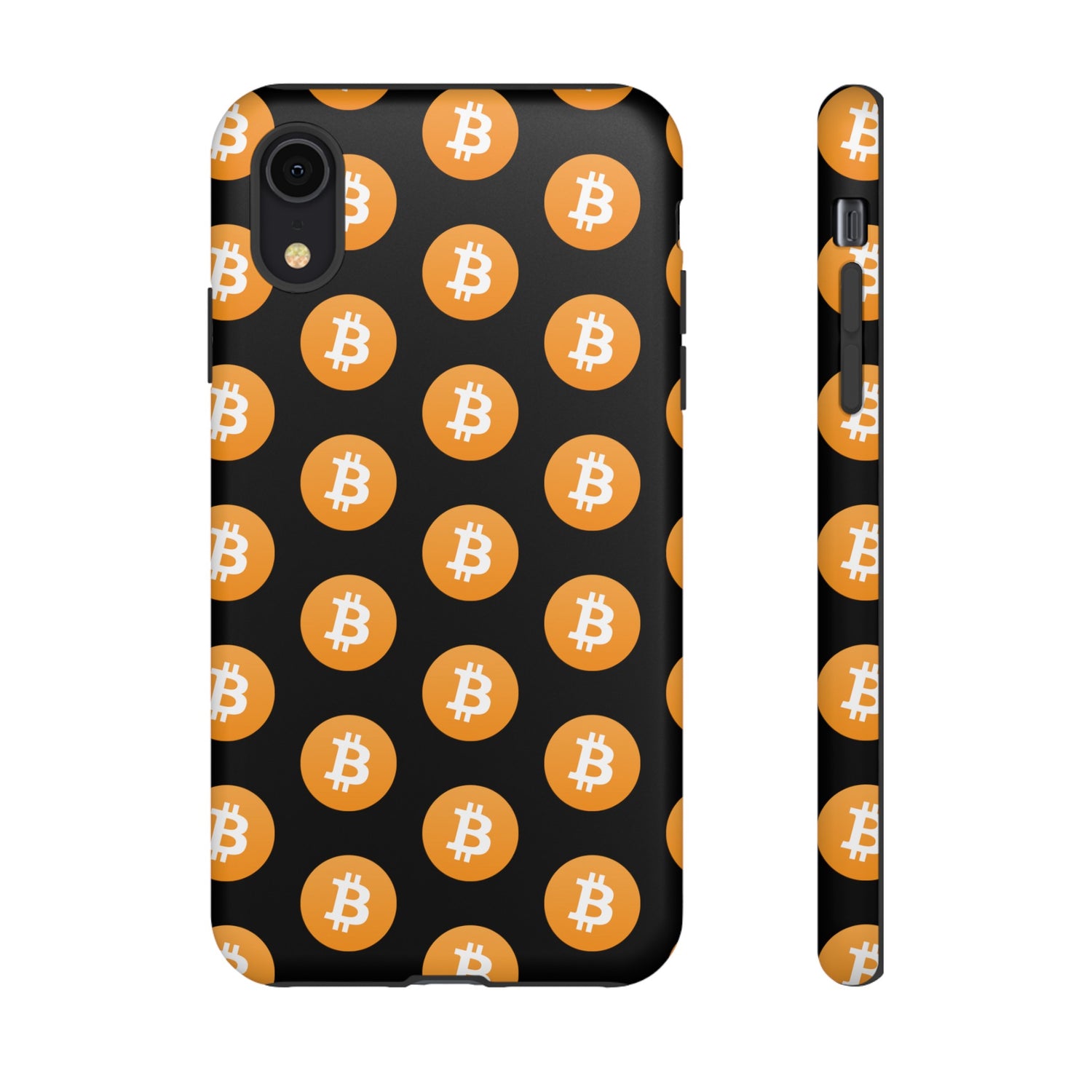 Phone Tough Case - Bitcoin Black Background