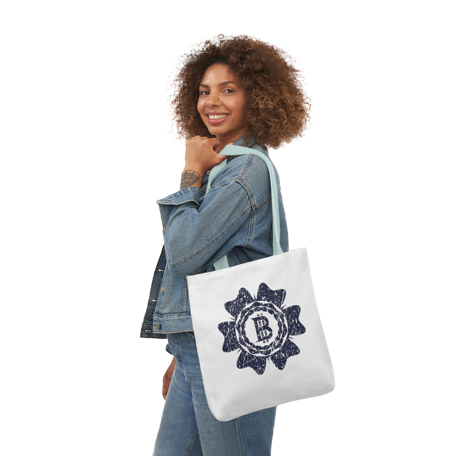 Canvas Tote Bag - Bitcoin Stamp