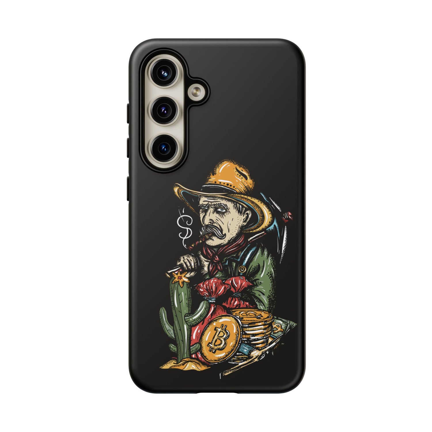 Phone Tough Case - Bitcoin Smoking Man