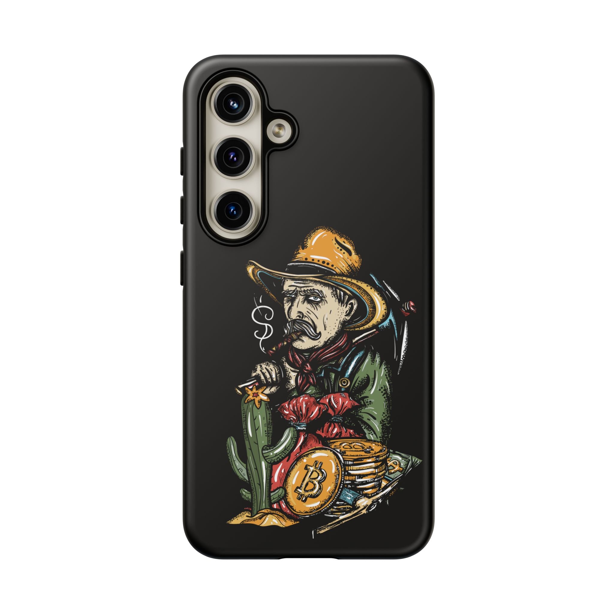 Phone Tough Case - Bitcoin Smoking Man
