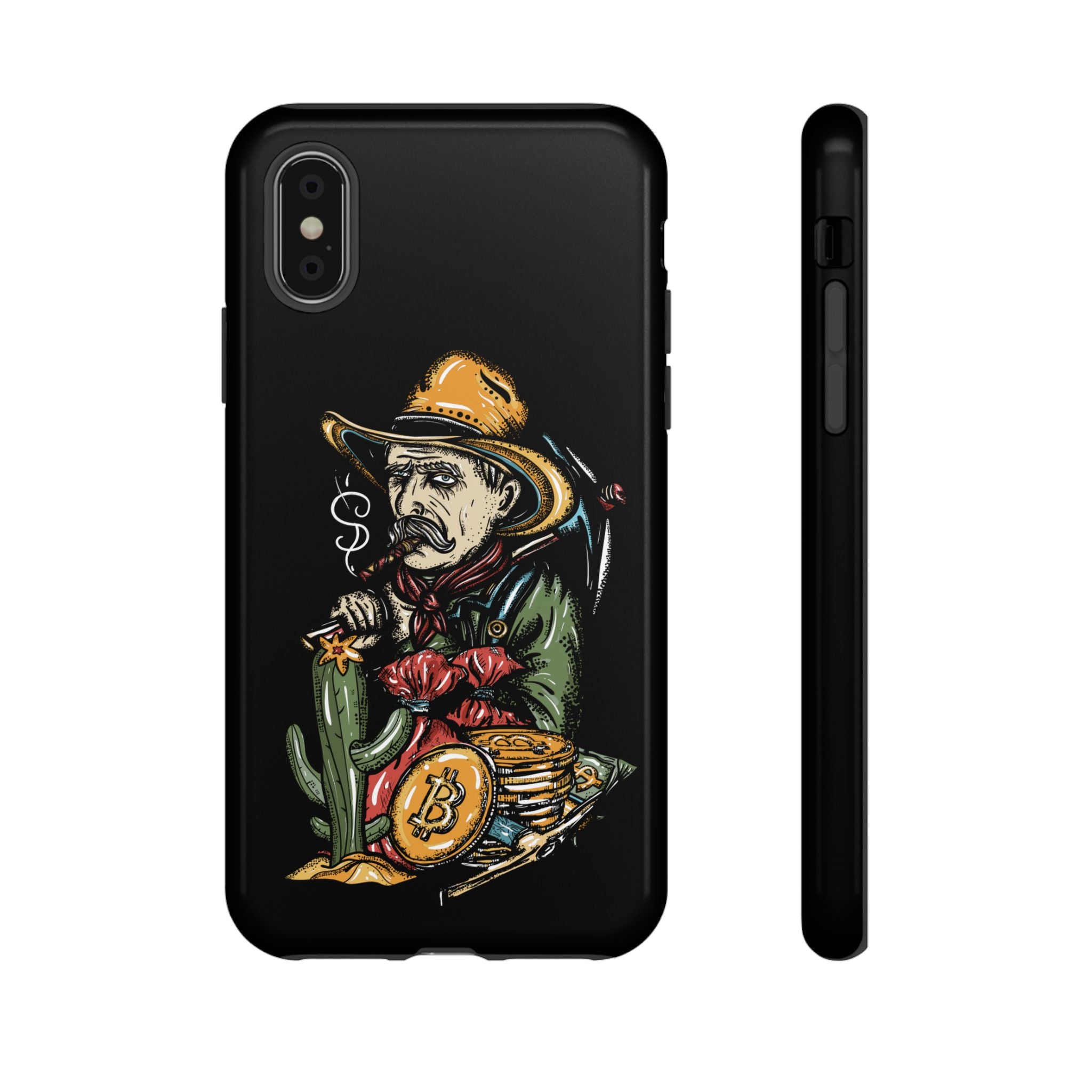 Phone Tough Case - Bitcoin Smoking Man