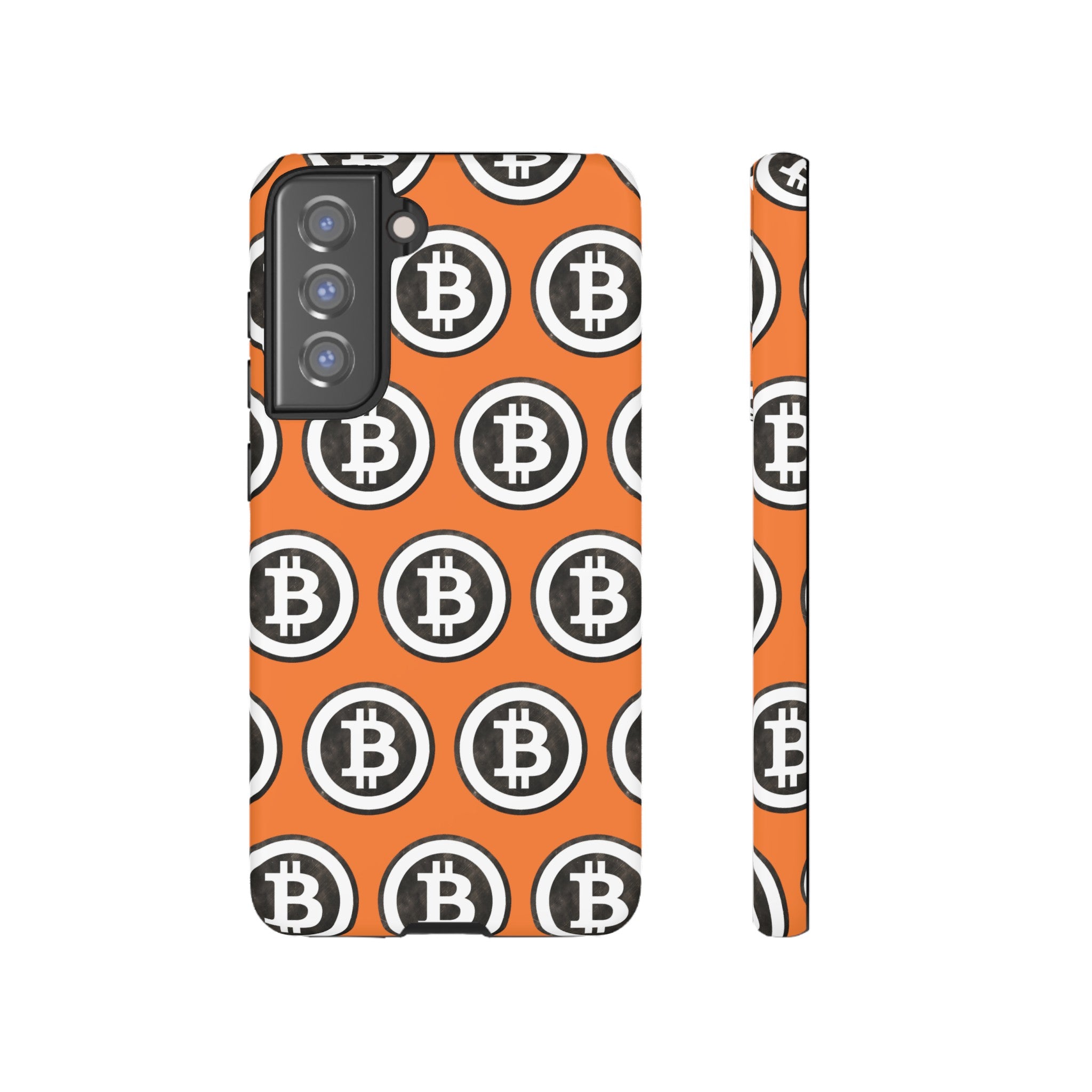Phone Tough Case - B Logo Orange Background