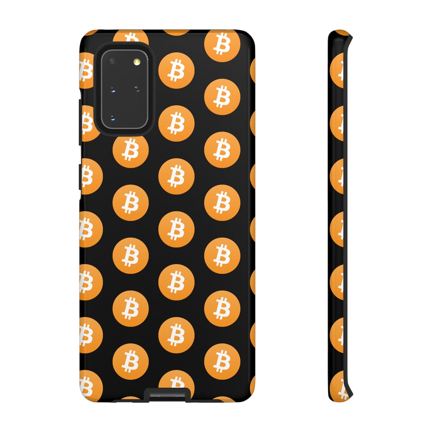 Phone Tough Case - Bitcoin Black Background
