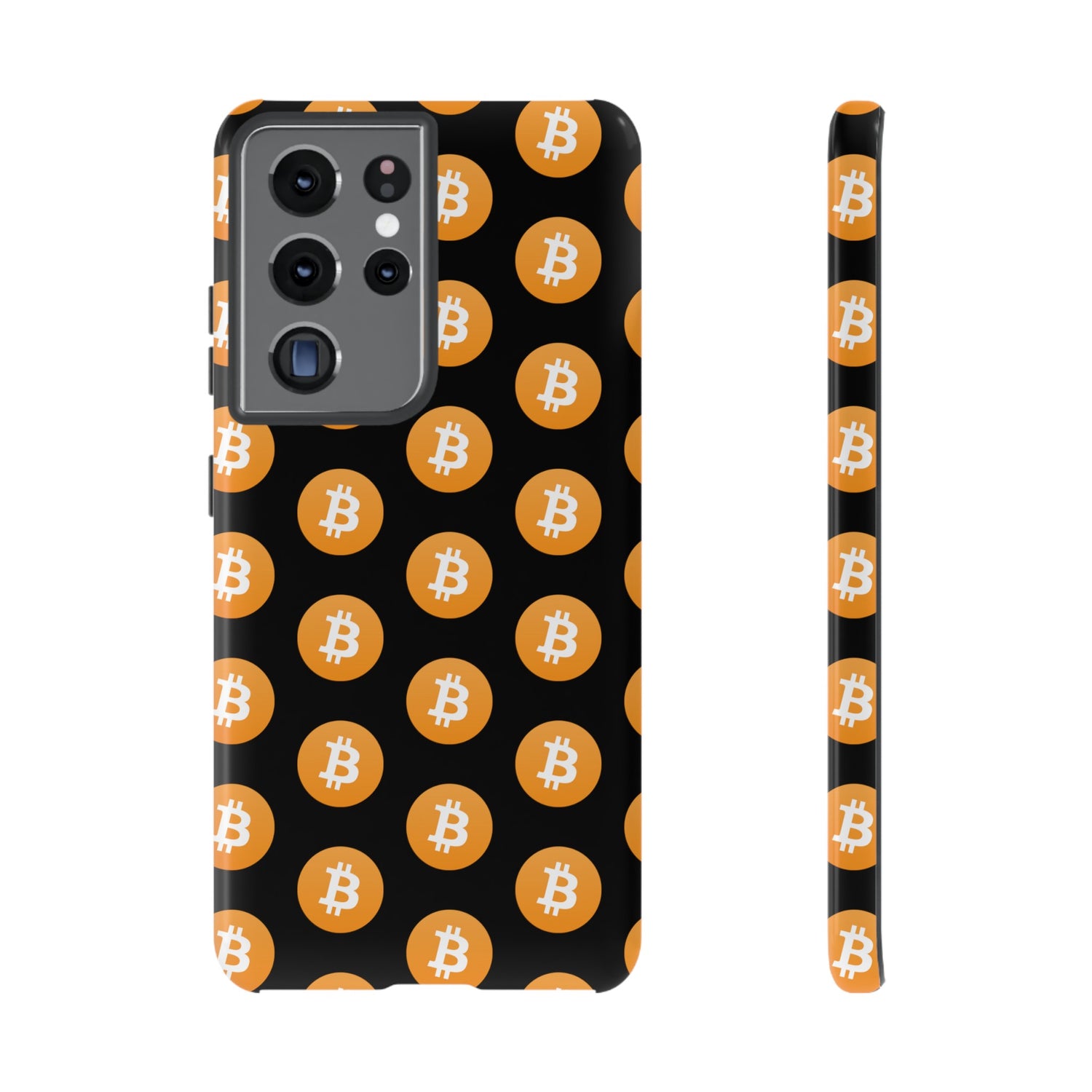 Phone Tough Case - Bitcoin Black Background