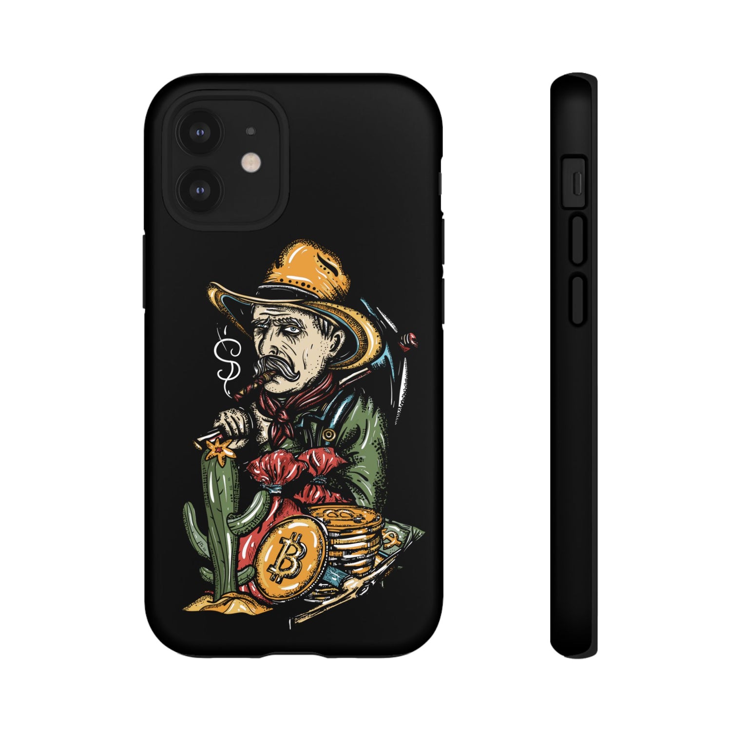 Phone Tough Case - Bitcoin Smoking Man