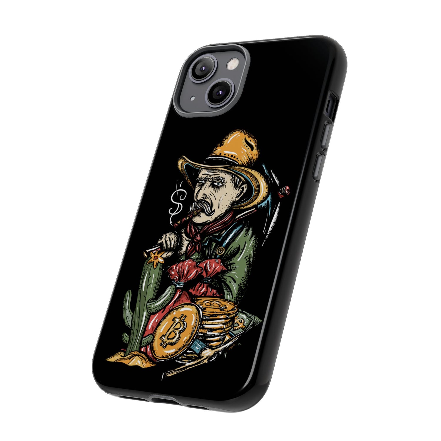 Phone Tough Case - Bitcoin Smoking Man