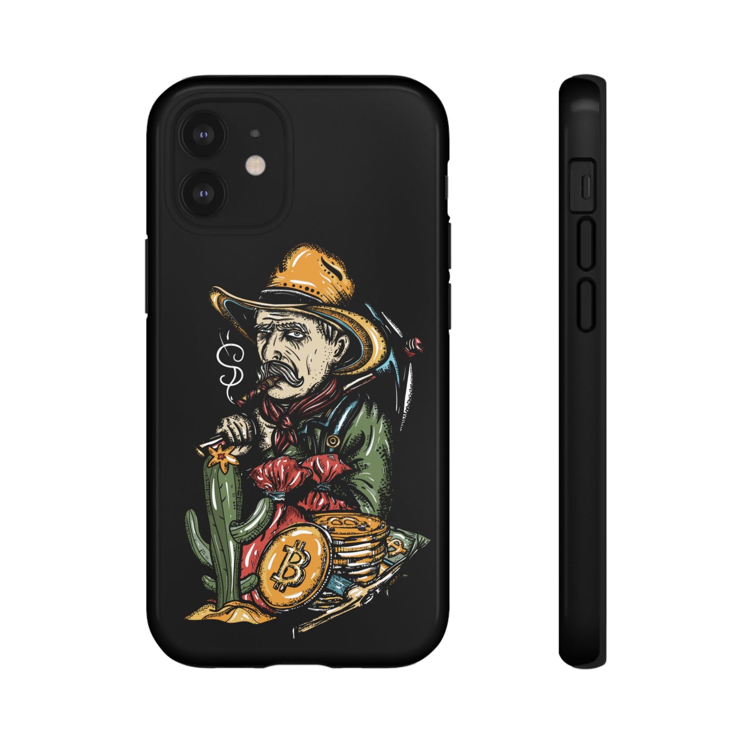 Phone Tough Case - Bitcoin Smoking Man
