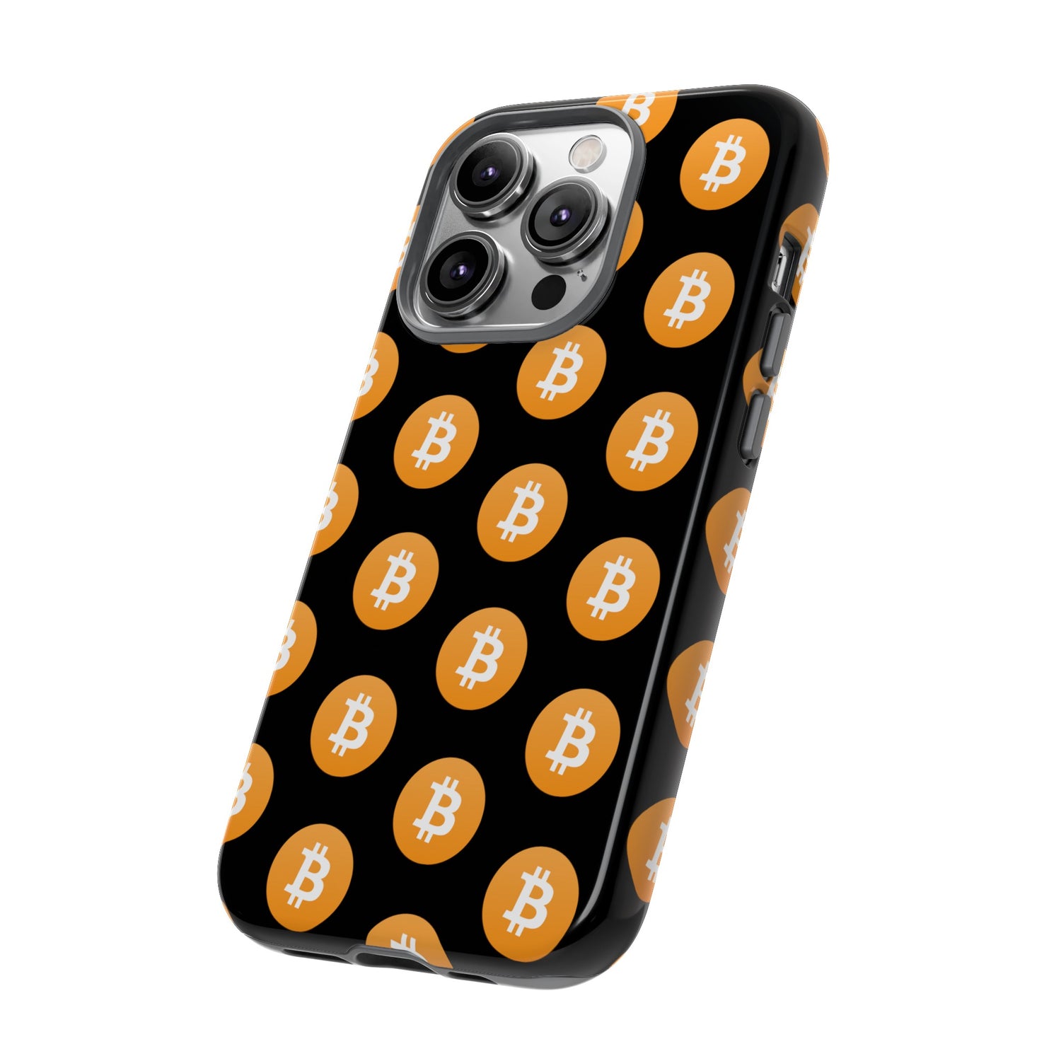 Phone Tough Case - Bitcoin Black Background
