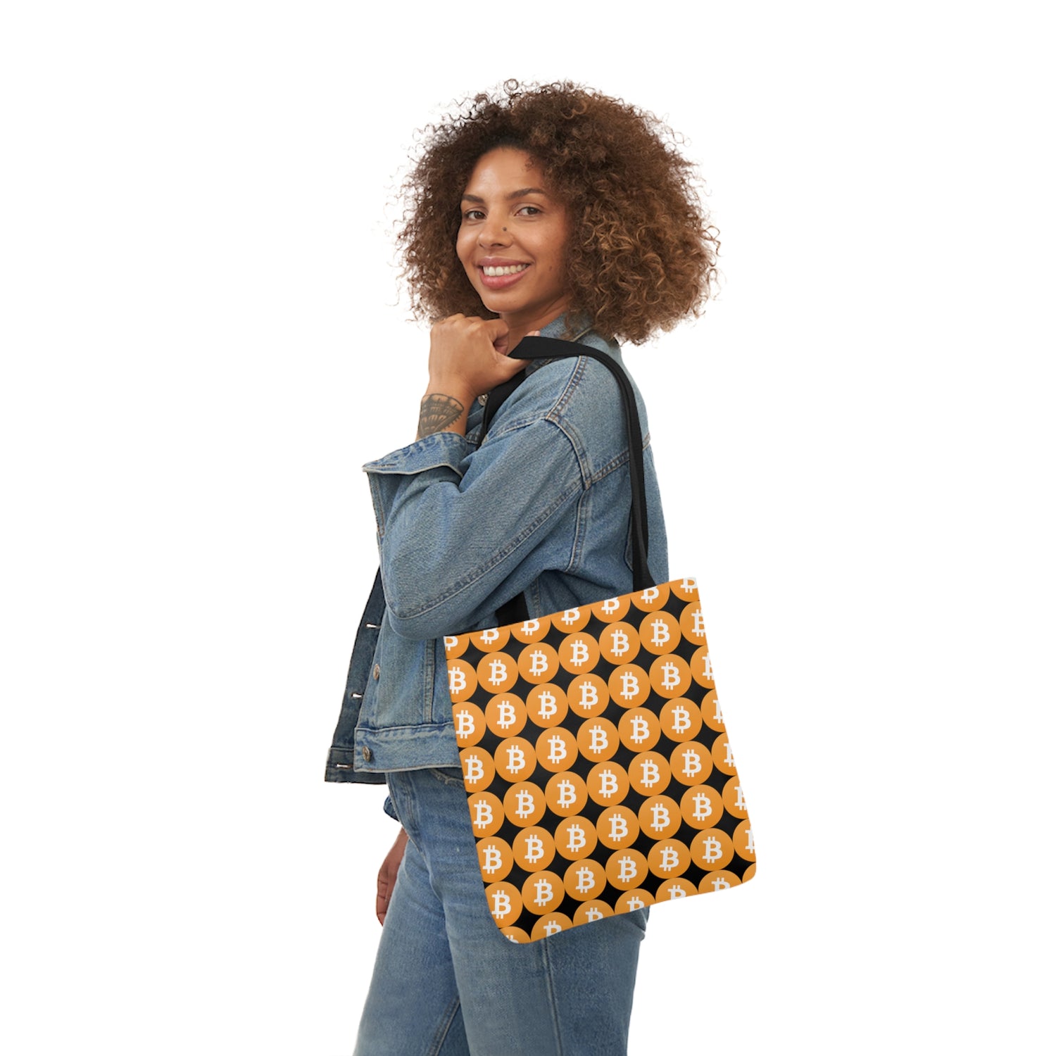 Canvas Tote Bag - Bitcoin Logo