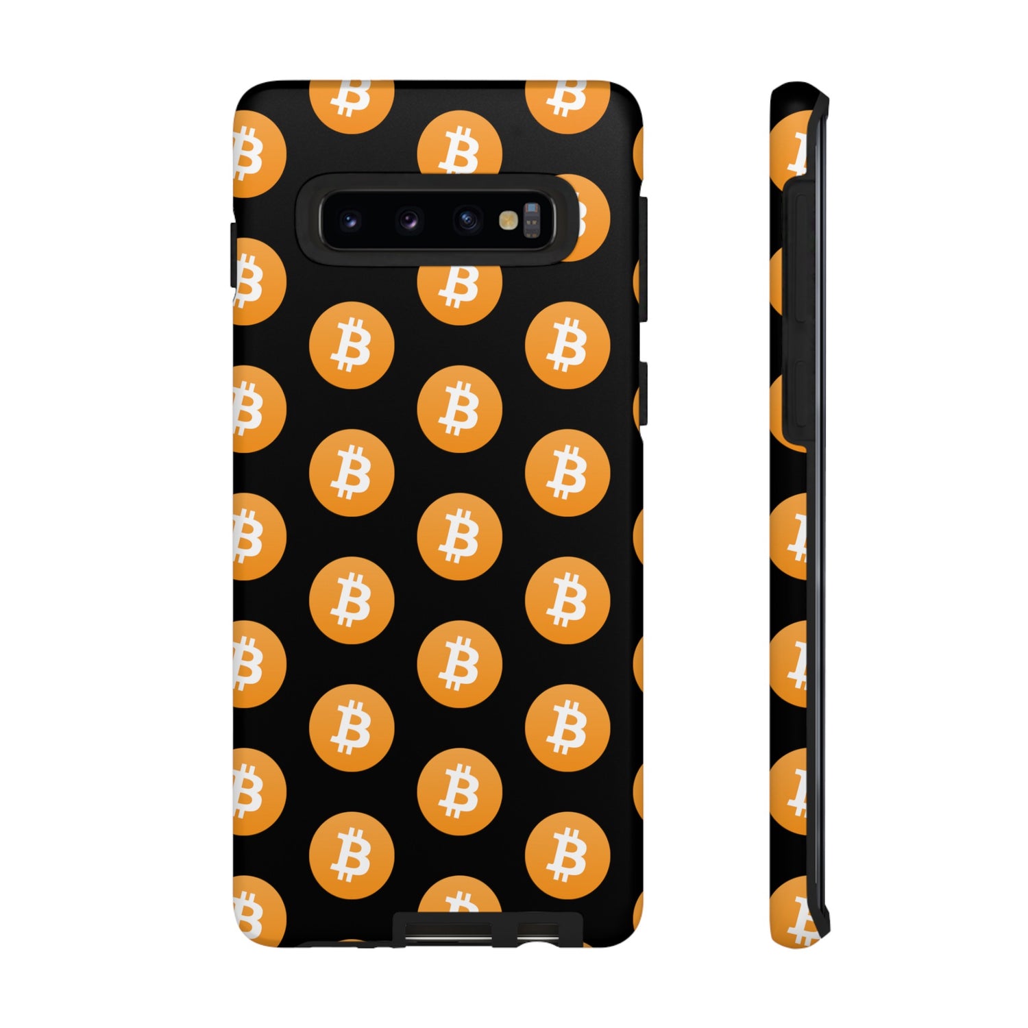 Phone Tough Case - Bitcoin Black Background